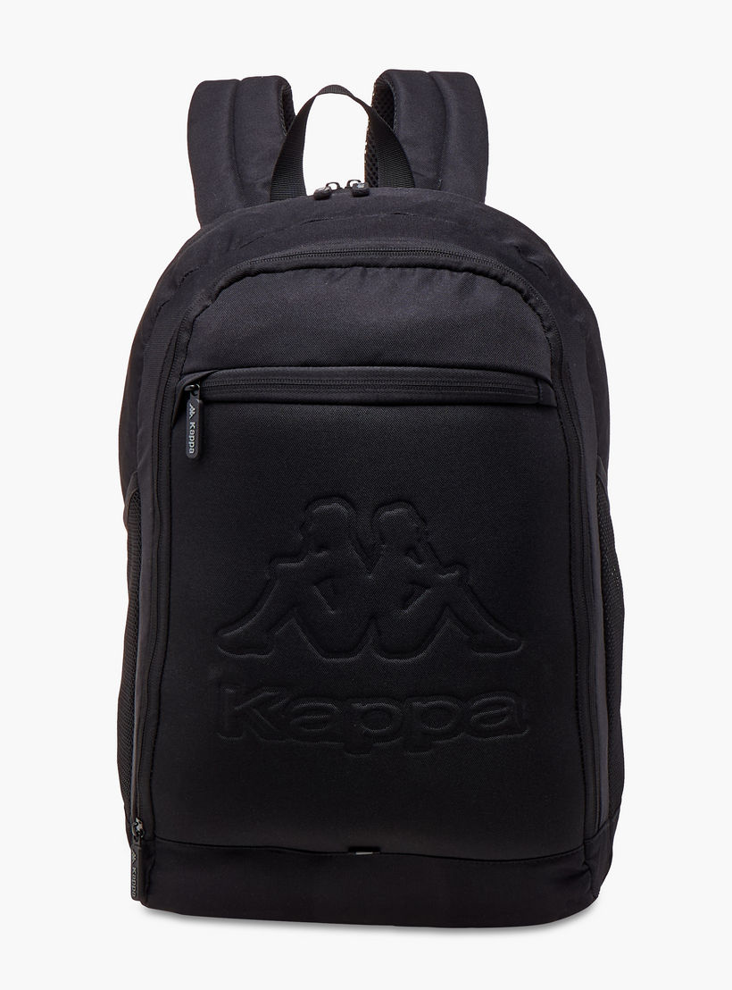 شنطة ظهر بنقوش شعار وحمّالات قابلة للتعديل وسحّاب إغلاق من كابا - 13×32×47 سم-boys-accessories-bagsandbackpacks-image-1