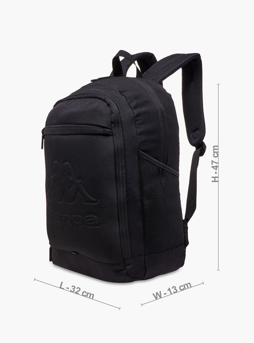 شنطة ظهر بنقوش شعار وحمّالات قابلة للتعديل وسحّاب إغلاق من كابا - 13×32×47 سم-boys-accessories-bagsandbackpacks-image-4