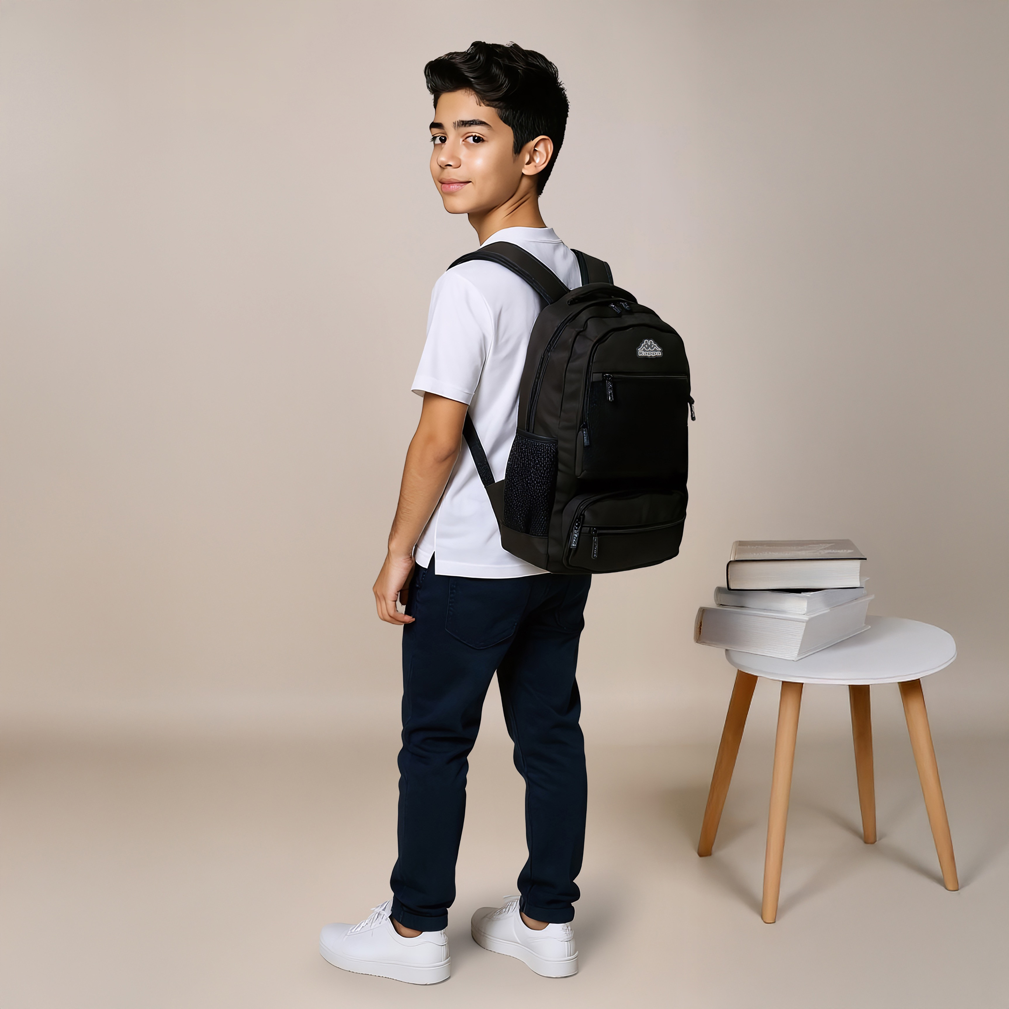 طقم شنطة ظهر مدرسية ومقلمة بطبعات شعار من كابا-school-bagsandbackpacks-backpacks-image-2