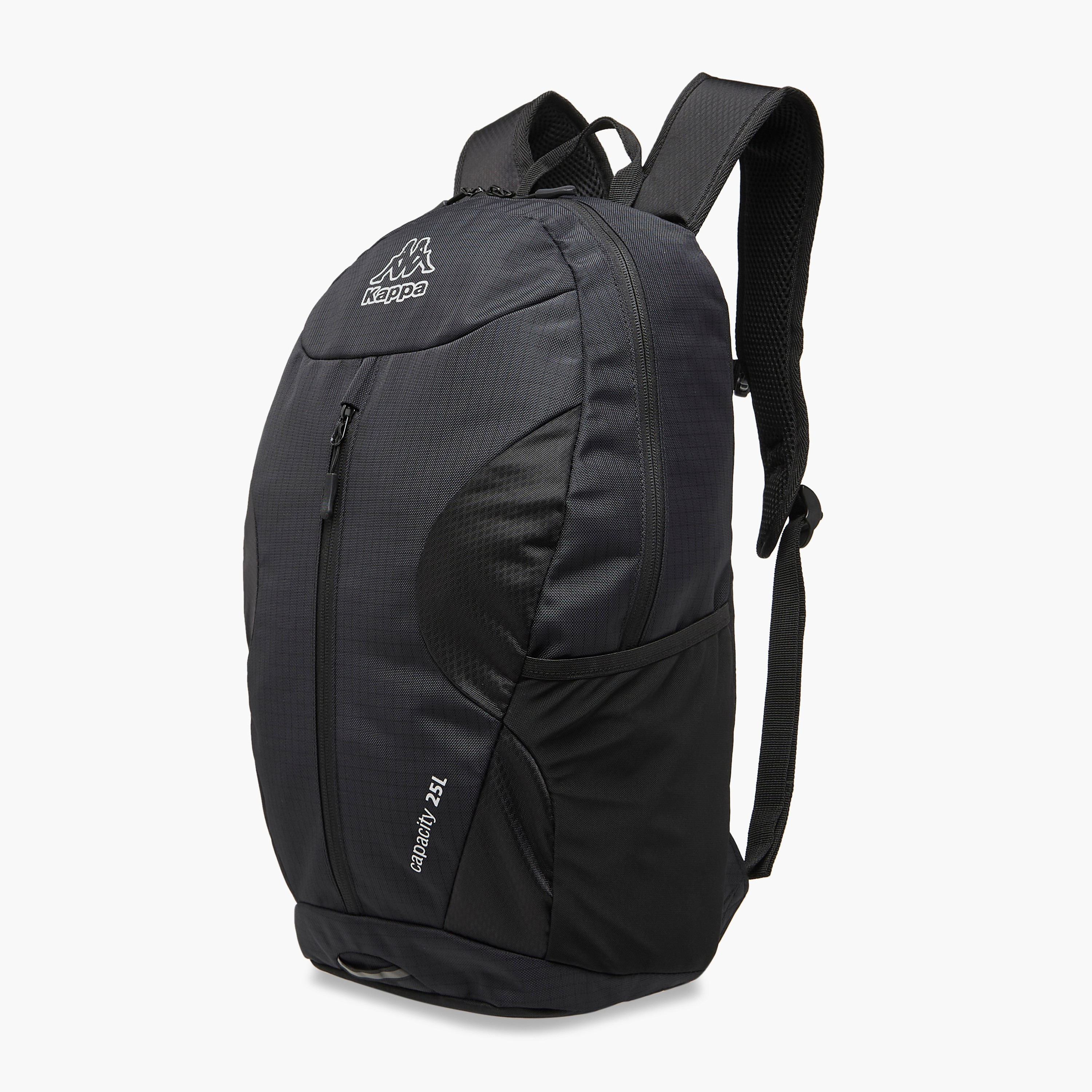 شنطة ظهر بطبعات شعار وأحزمة قابلة للتعديل وسحاب إغلاق من كابا - 16x46x27 سم-men-bags-image-3