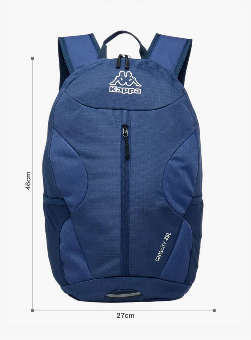 شنطة ظهر بطبعات شعار وأحزمة قابلة للتعديل وسحاب إغلاق من كابا - 16x46x27 سم-travel-luggagesandbags-backpacks-image-2