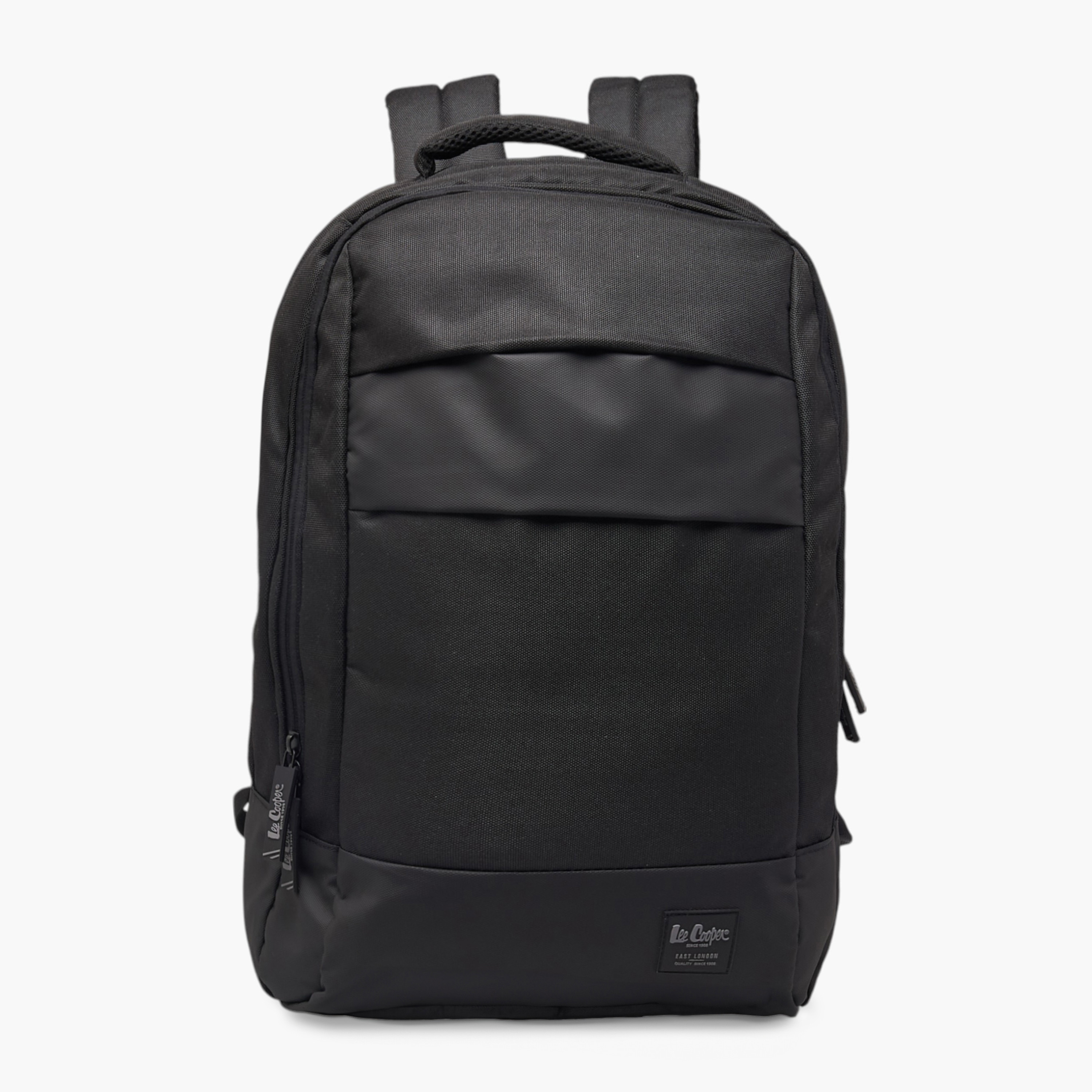 Lee Cooper Solid School Backpack with Adjustable Shoulder Straps and Zip Closure - 17x32x48 cms-school-bagsandbackpacks-backpacks-image-1