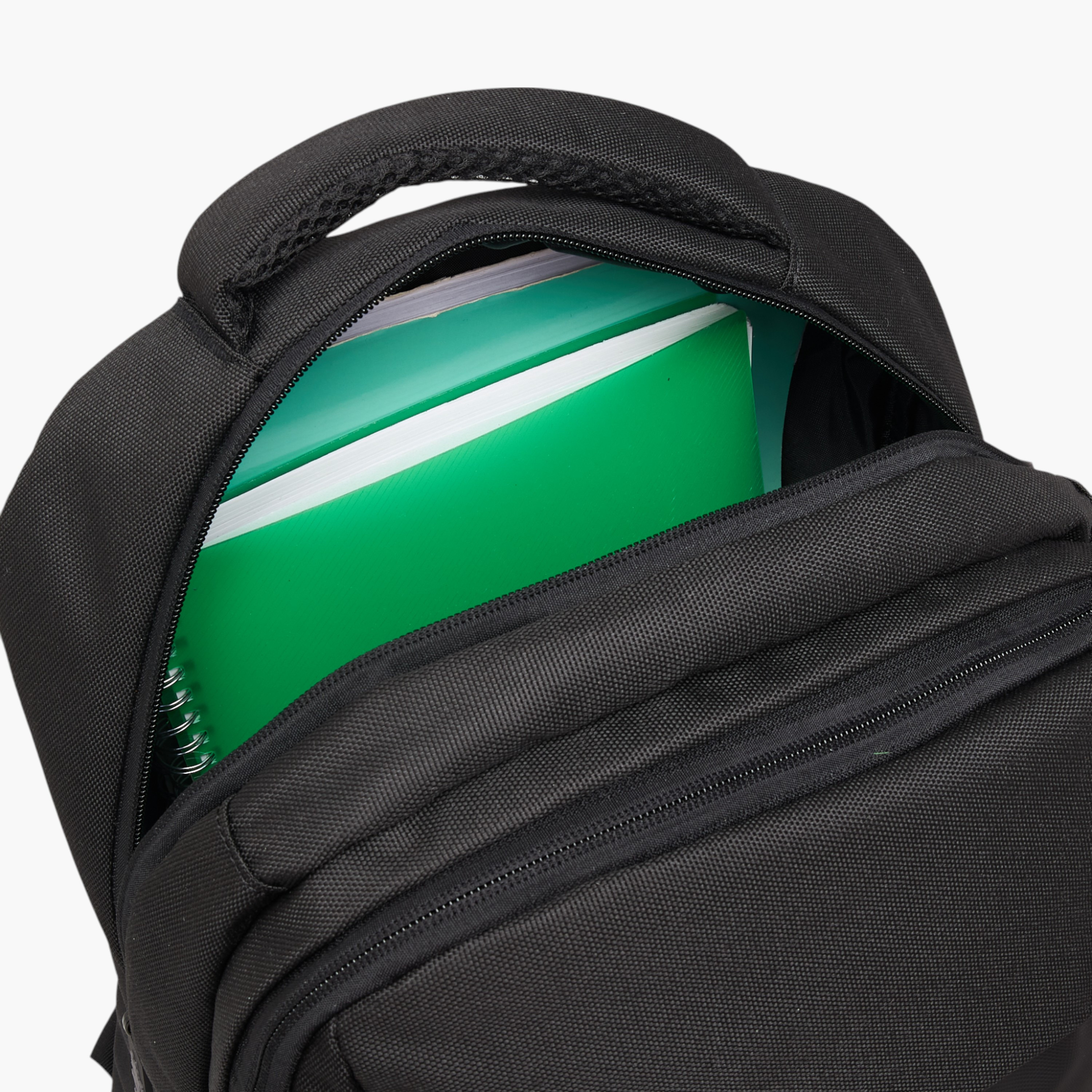 Lee Cooper Solid School Backpack with Adjustable Shoulder Straps and Zip Closure - 17x32x48 cms-school-bagsandbackpacks-backpacks-image-8