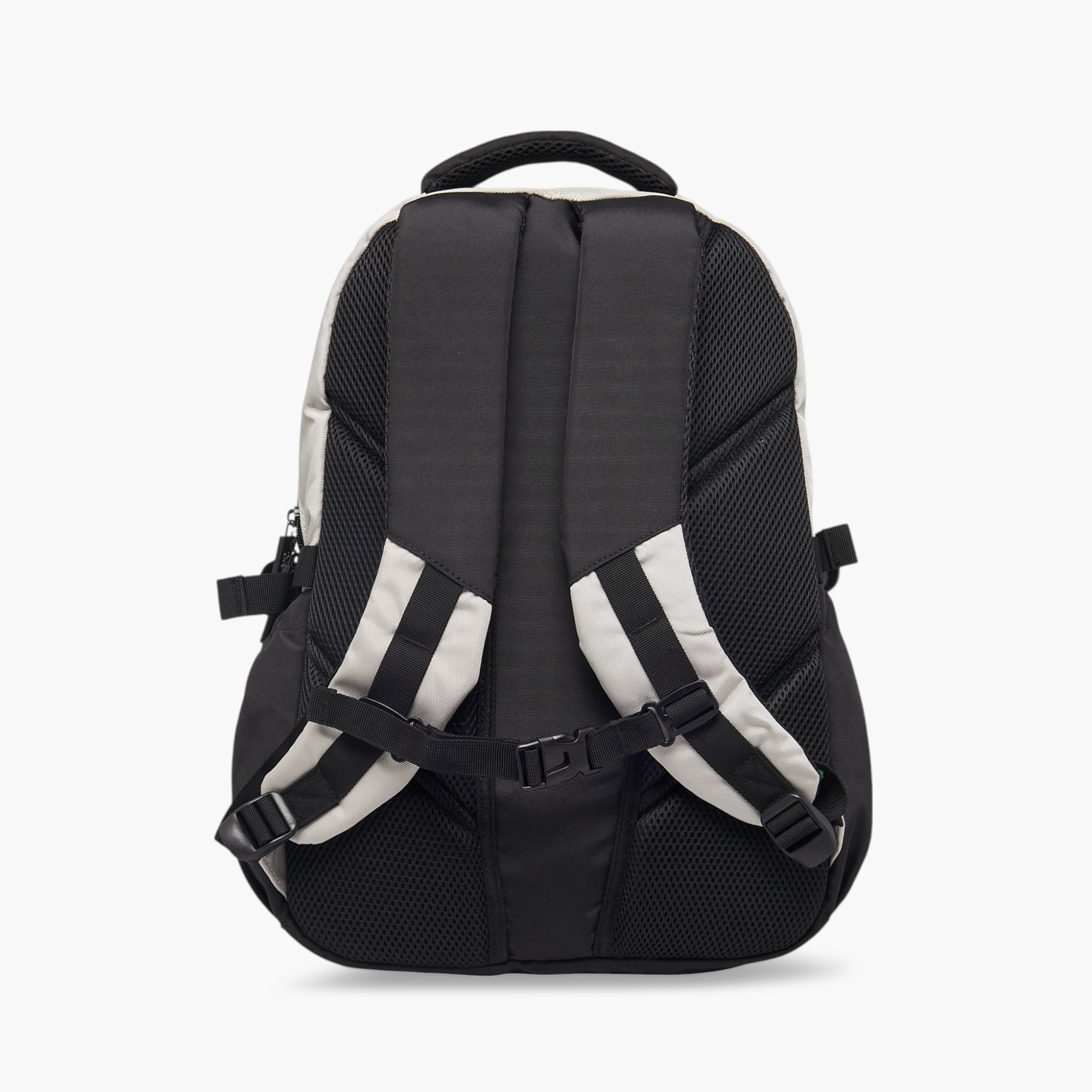 Lee Cooper Solid School Backpack with Adjustable Shoulder Straps and Zip Closure - 17x32x46 cms-school-bagsandbackpacks-backpacks-image-3