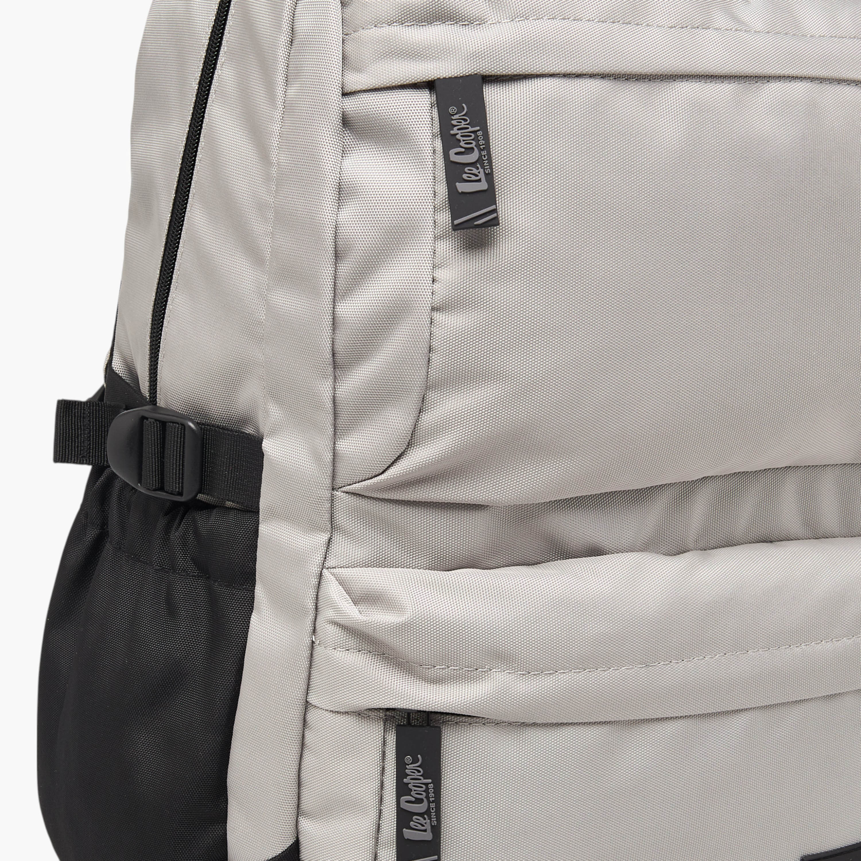 Lee Cooper Solid School Backpack with Adjustable Shoulder Straps and Zip Closure - 17x32x46 cms-school-bagsandbackpacks-backpacks-image-6