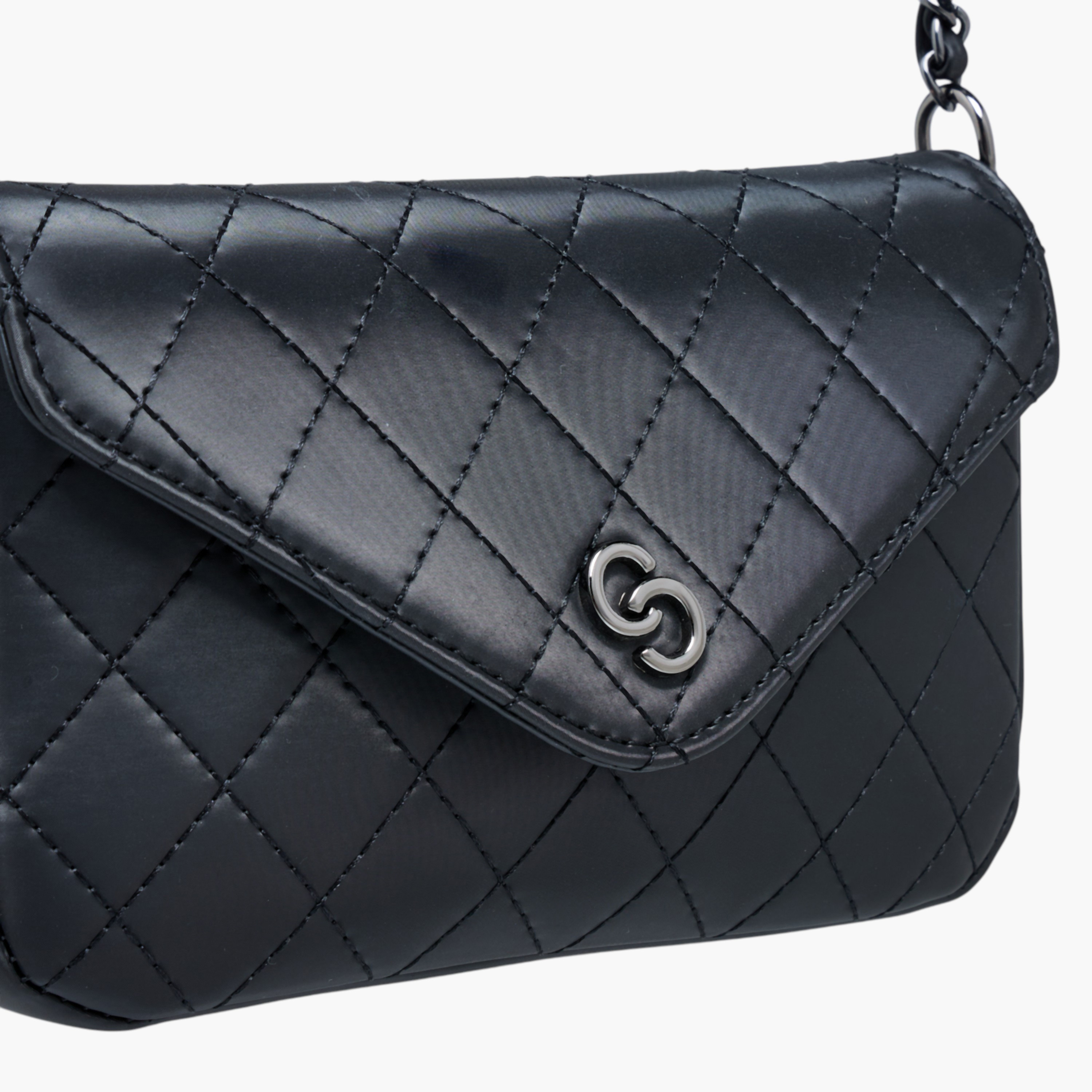 Celeste Quilted Crossbody Bag with Chain Strap and Flap Closure-women-bagsandwallets-handbags-image-5