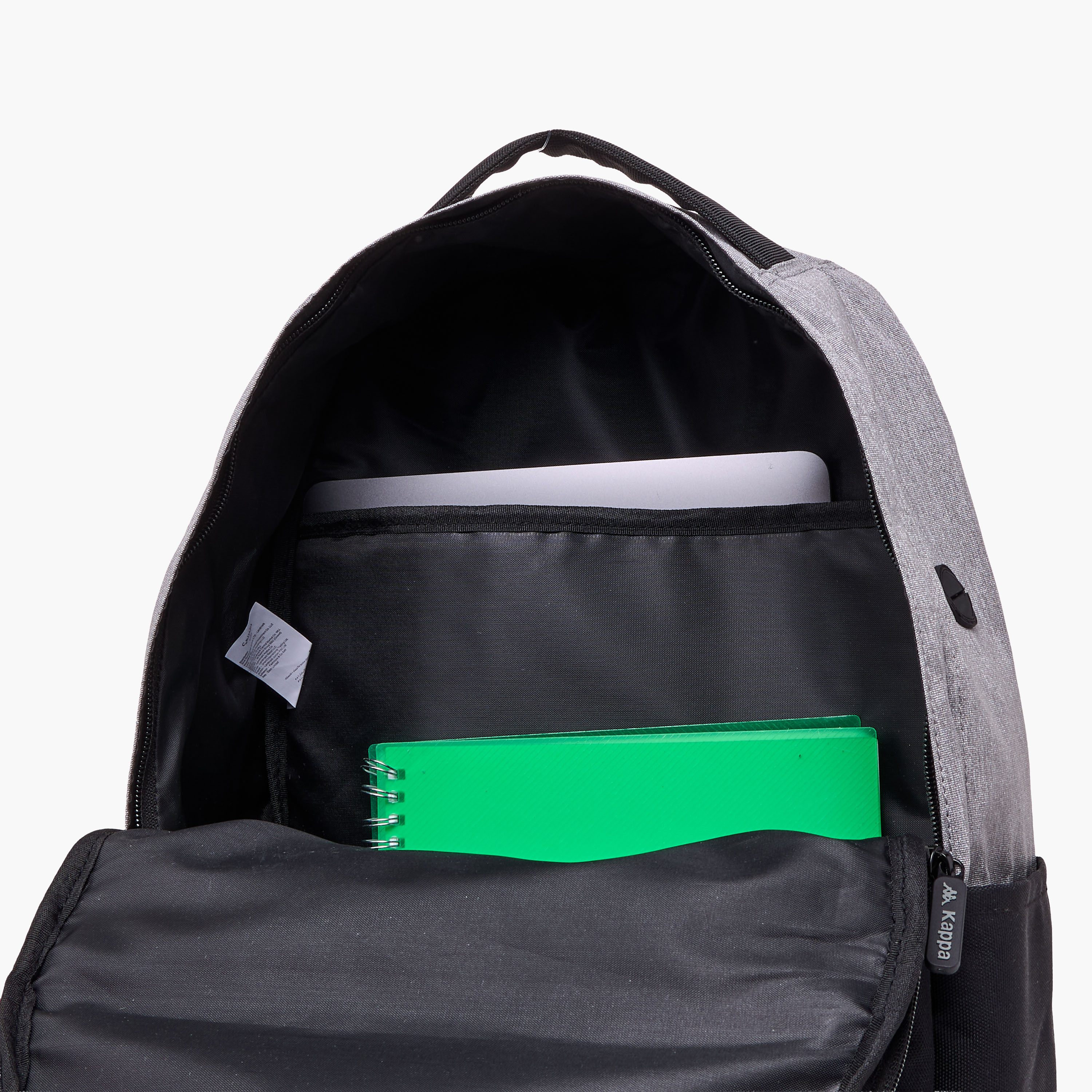 Kappa Logo Print School Backpack with Adjustable Straps and Zip Closure - 31x17x45 cm-school-bagsandbackpacks-backpacks-image-9
