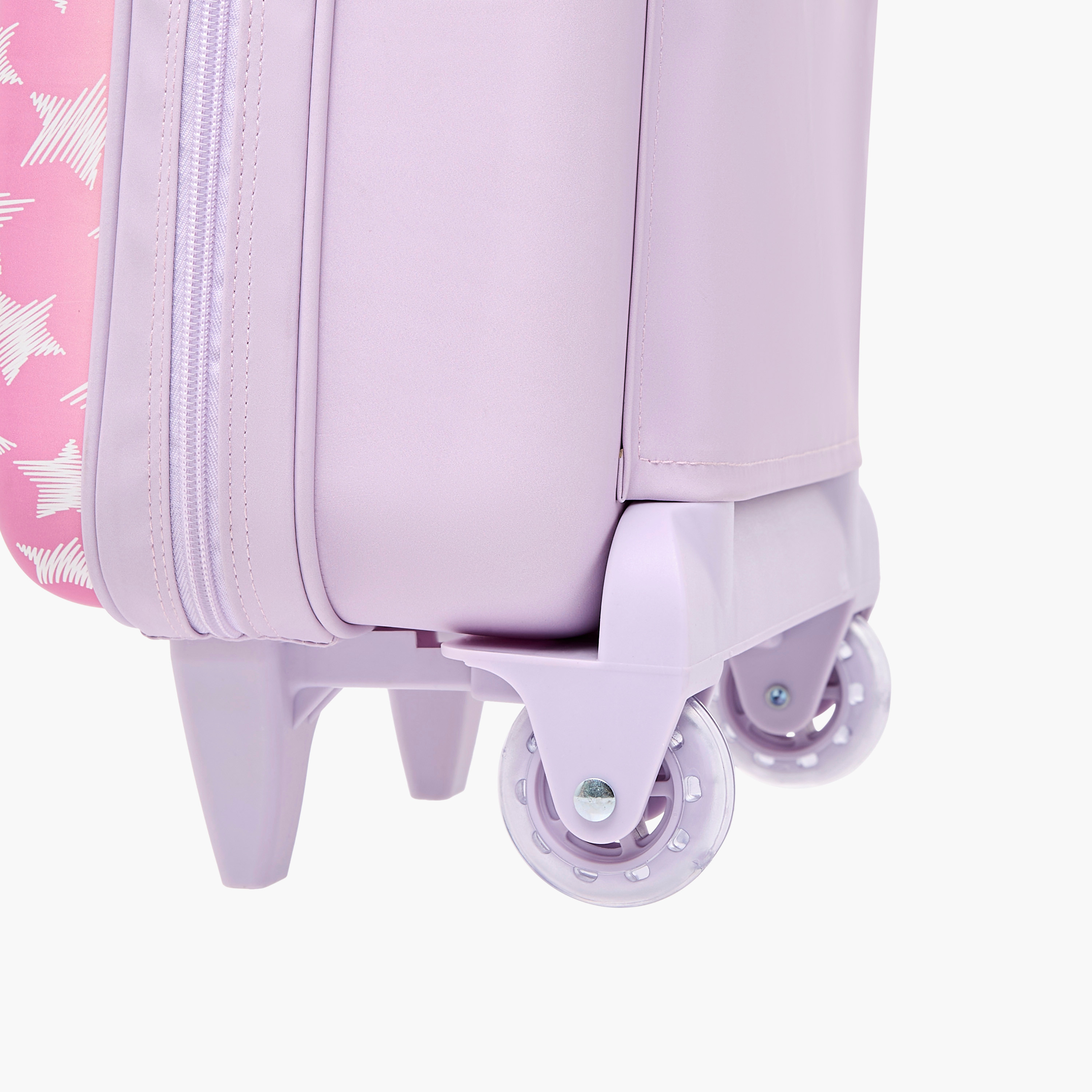 شنطة ترولي للبنات 2-5 سنوات بمقبض قابل للتعديل وتصميم يونيكورن من جونيورز-school-bagsandbackpacks-trolleybags-image-2