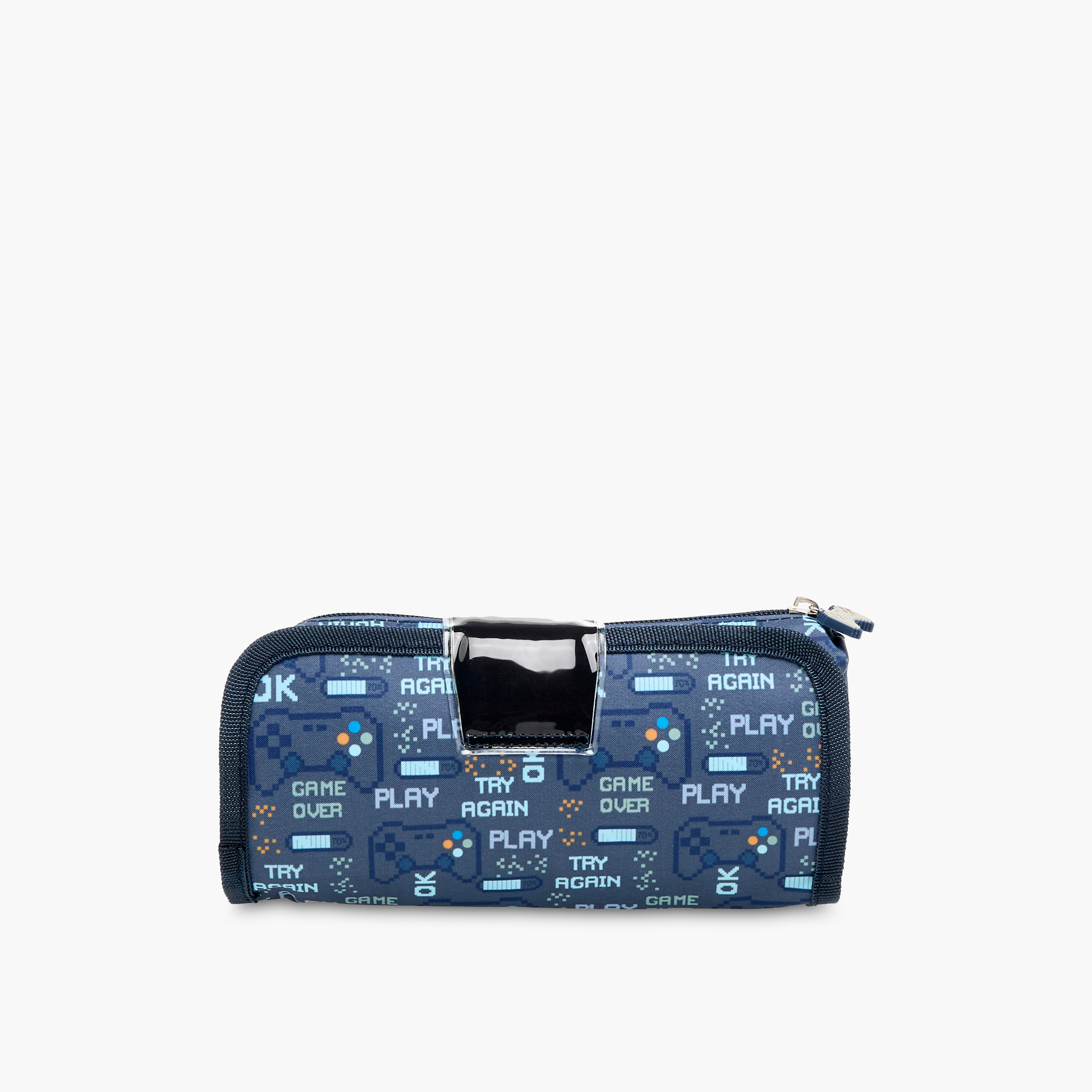 Juniors Gaming Print Pencil Pouch with Zip Closure-school-stationery-pencilcases-image-3
