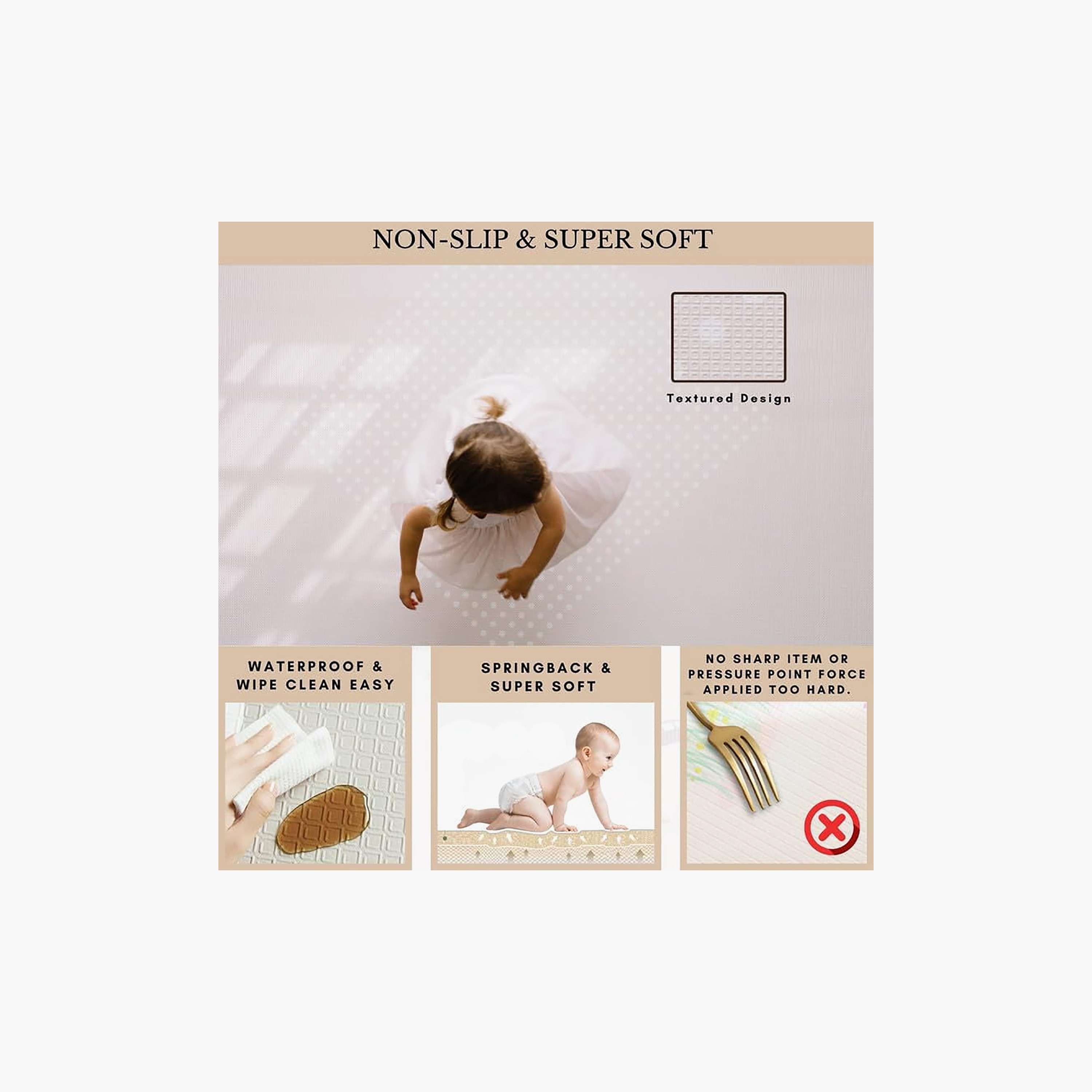 سجادة لعب قابلة للعكس من ميلك إت بيبي - مجموعة جولة المدينة - 200×140×1.5 سم-baby-infantactivity-playpensandplaymats-image-4