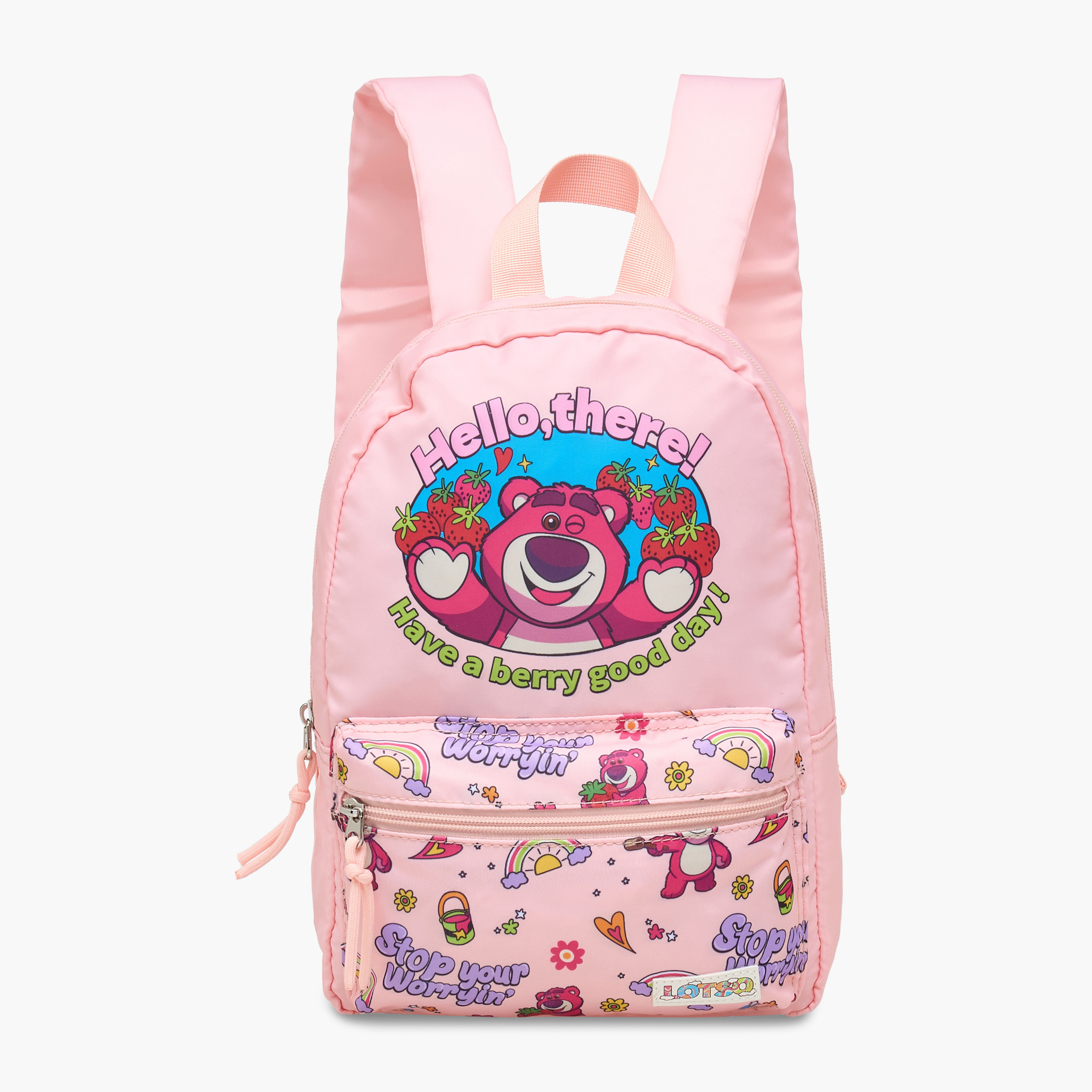شنطة ظهر للمدرسة بأحزمة قابلة للتعديل وطبعات من ديزني - 10x25x33 سم-school-bagsandbackpacks-backpacks-image-1