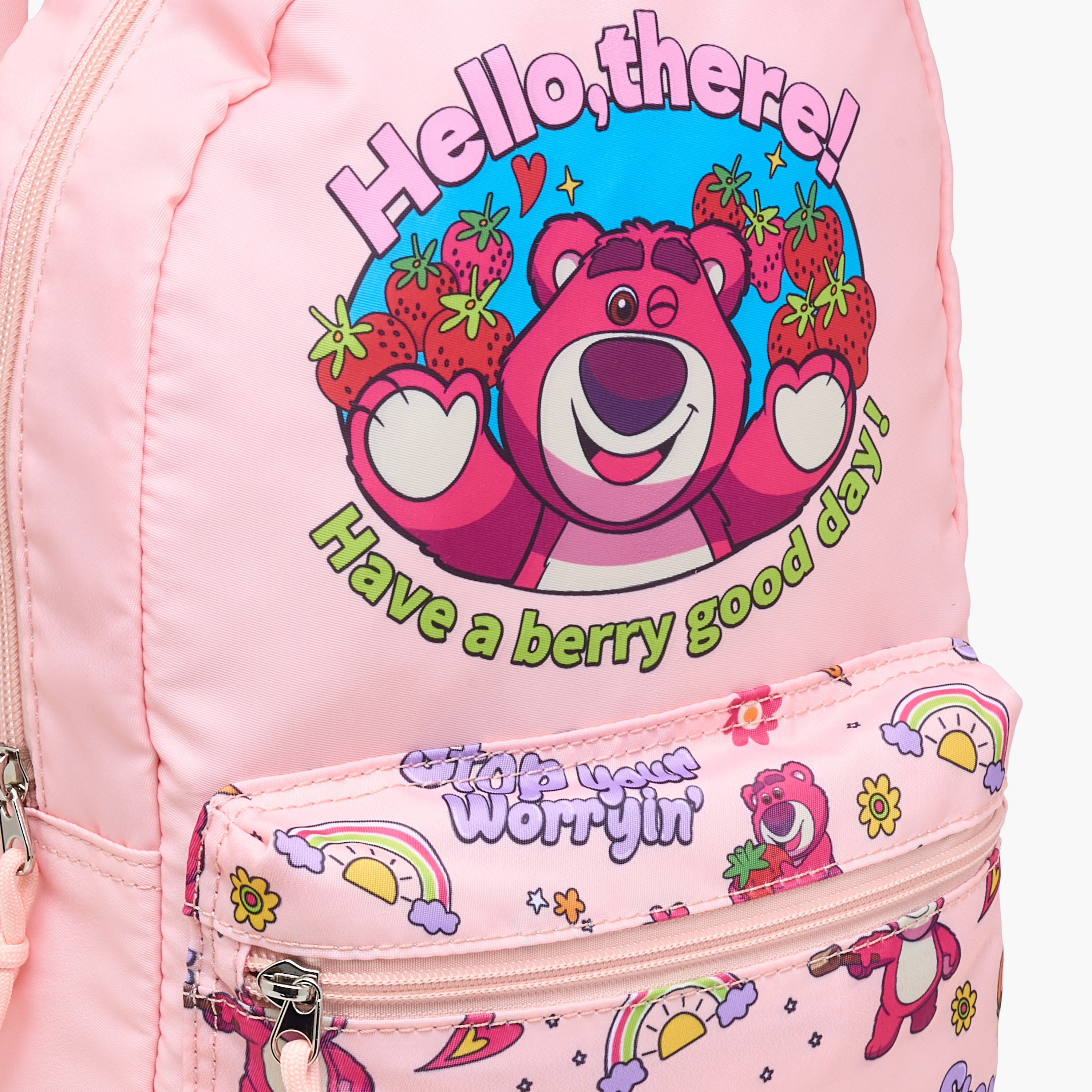 شنطة ظهر للمدرسة بأحزمة قابلة للتعديل وطبعات من ديزني - 10x25x33 سم-school-bagsandbackpacks-backpacks-image-6