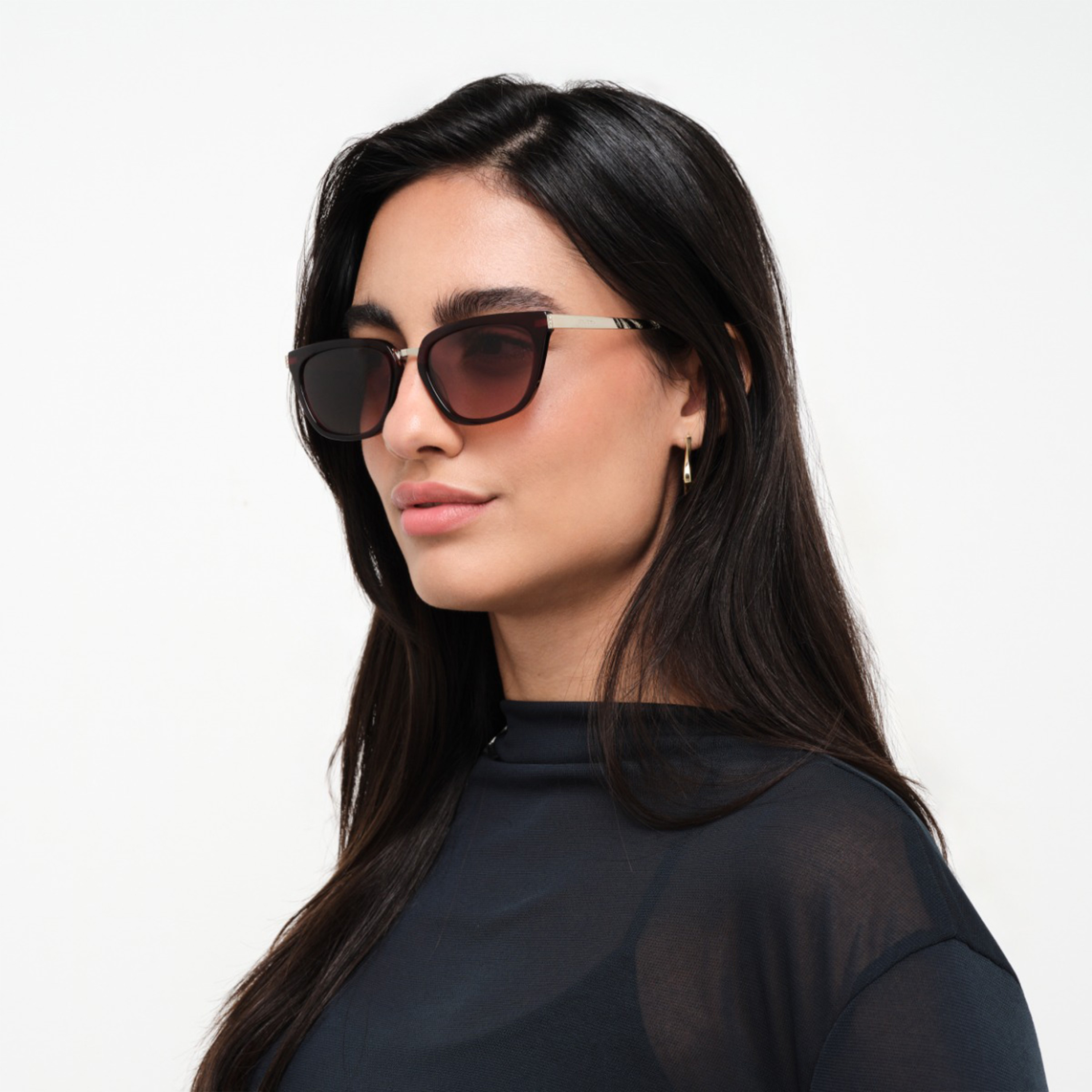30صندايز- نظارة شمسية لوك مقاس 53 مم لون بني - عين القطة - 30S-000303-0101-women-sunglasses-image-6