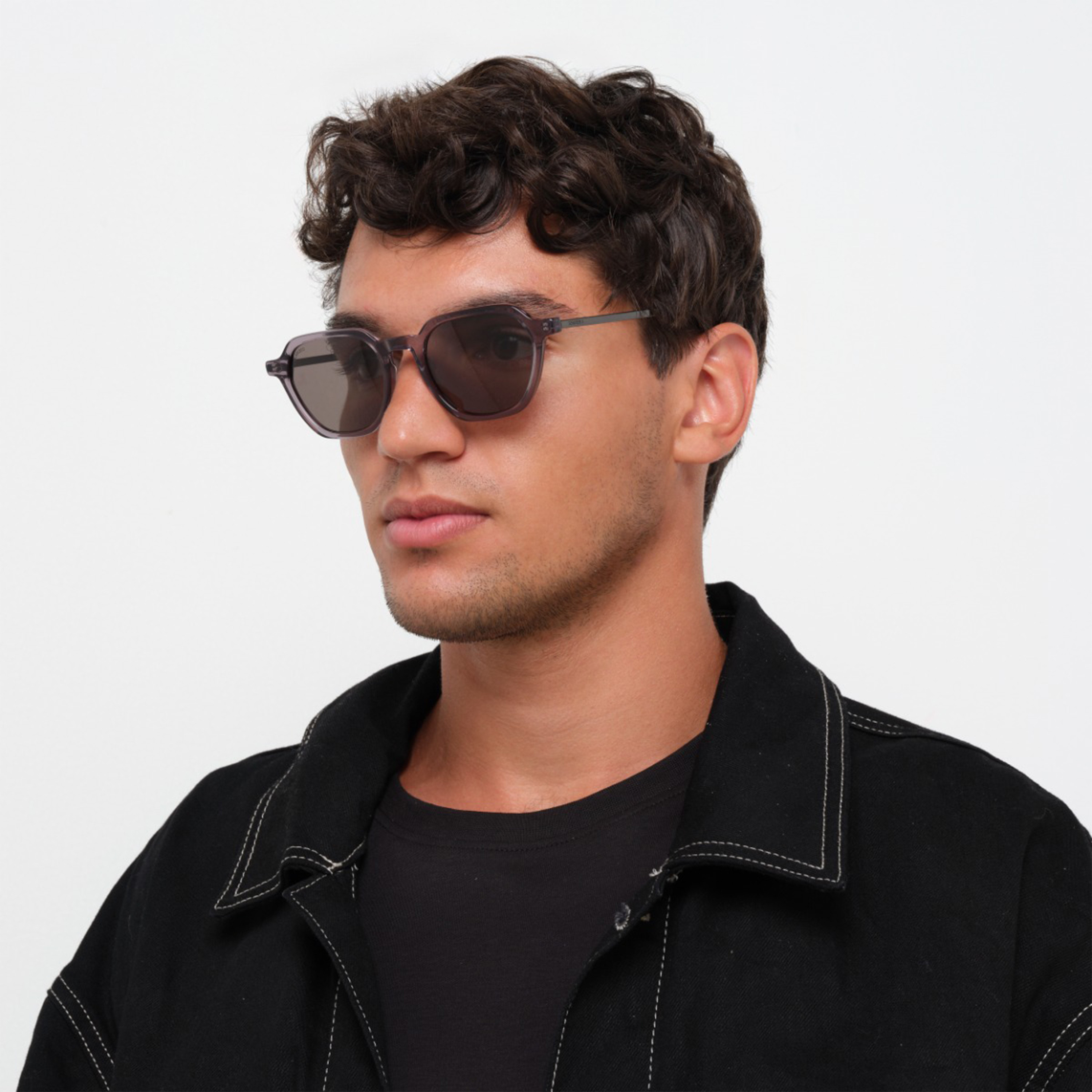 30Sundays Cosmo 52MM Grey Geometric Sunglasses - 30S-000304-0101-men-sunglasses-image-5