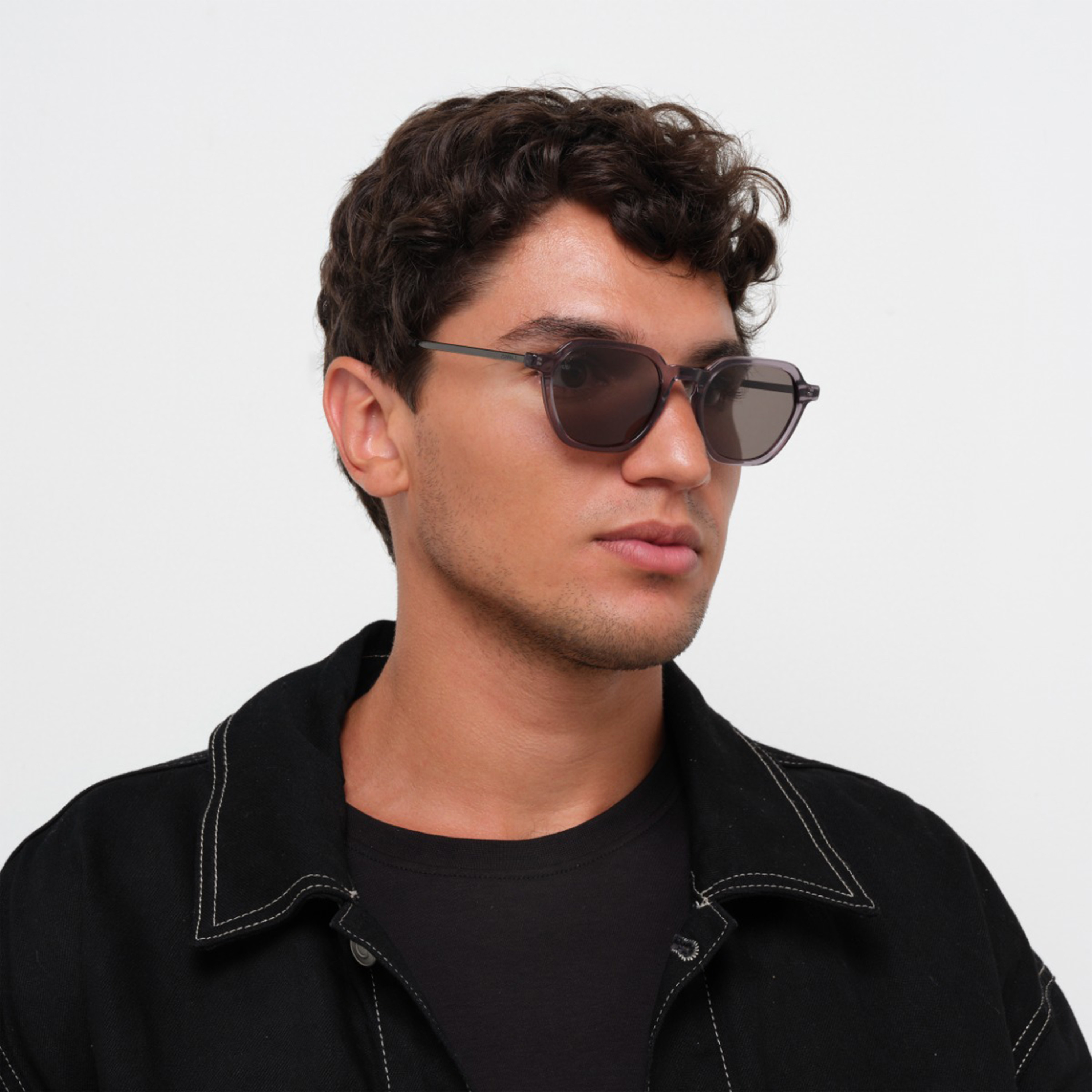 30Sundays Cosmo 52MM Grey Geometric Sunglasses - 30S-000304-0101-men-sunglasses-image-6
