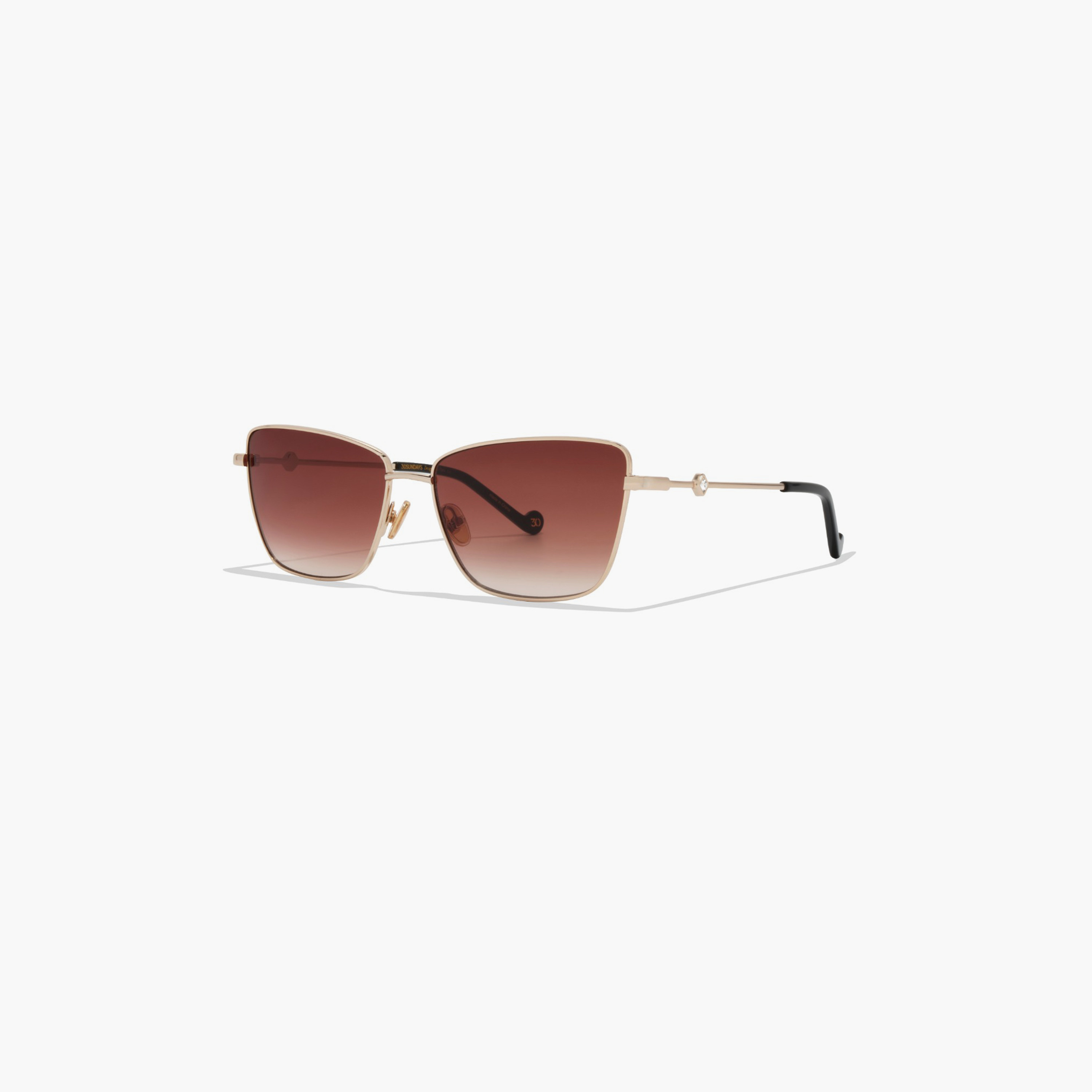 30صندايز- نظارة شمسية غالاتي 58 مم بنية - عين القطة - 30S-000432-2904-women-sunglasses-image-3