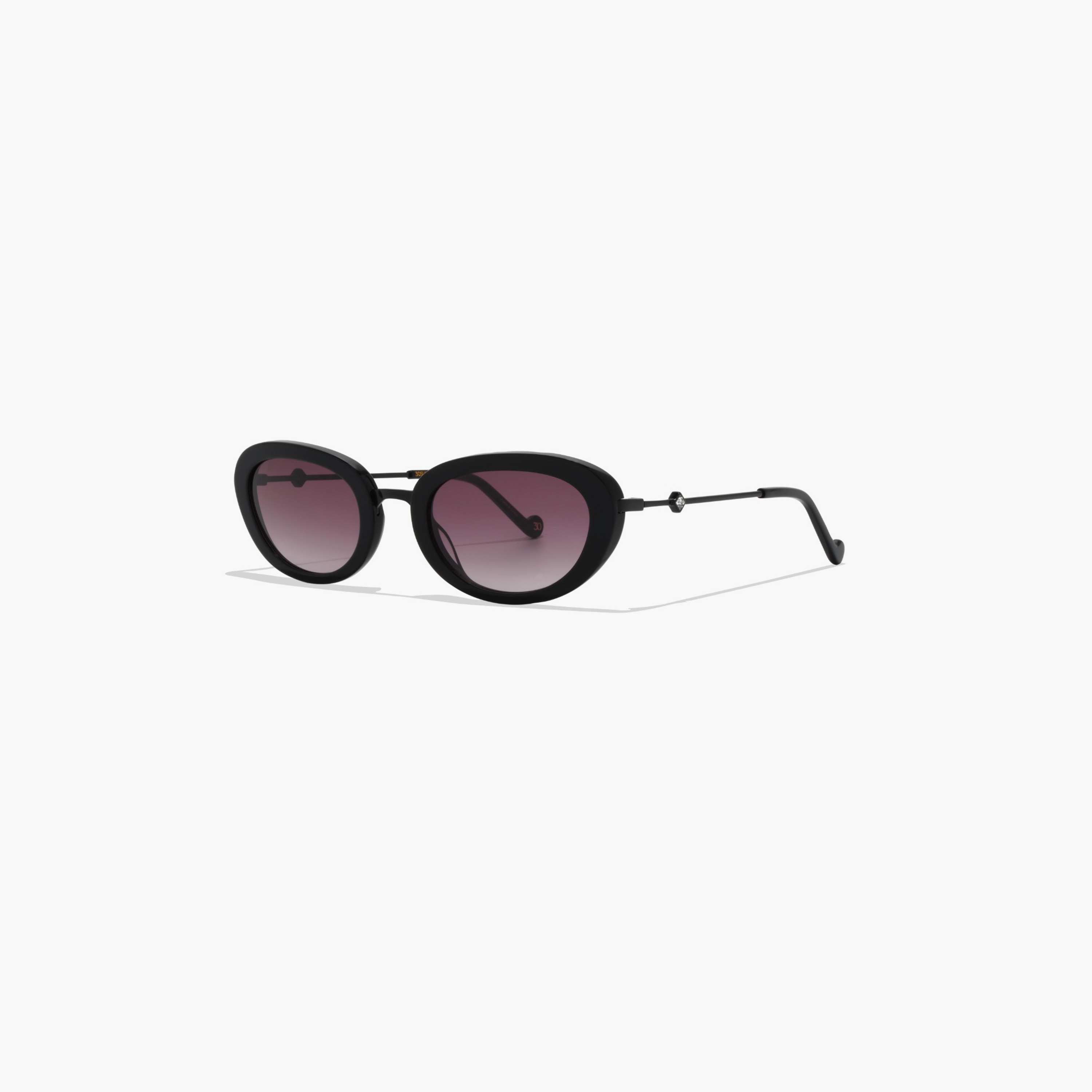 30صندايز- نظارة شمسية تشاندرا بيضاوية رمادية مقاس 52 مم - 30S-000433-0107-women-sunglasses-image-3