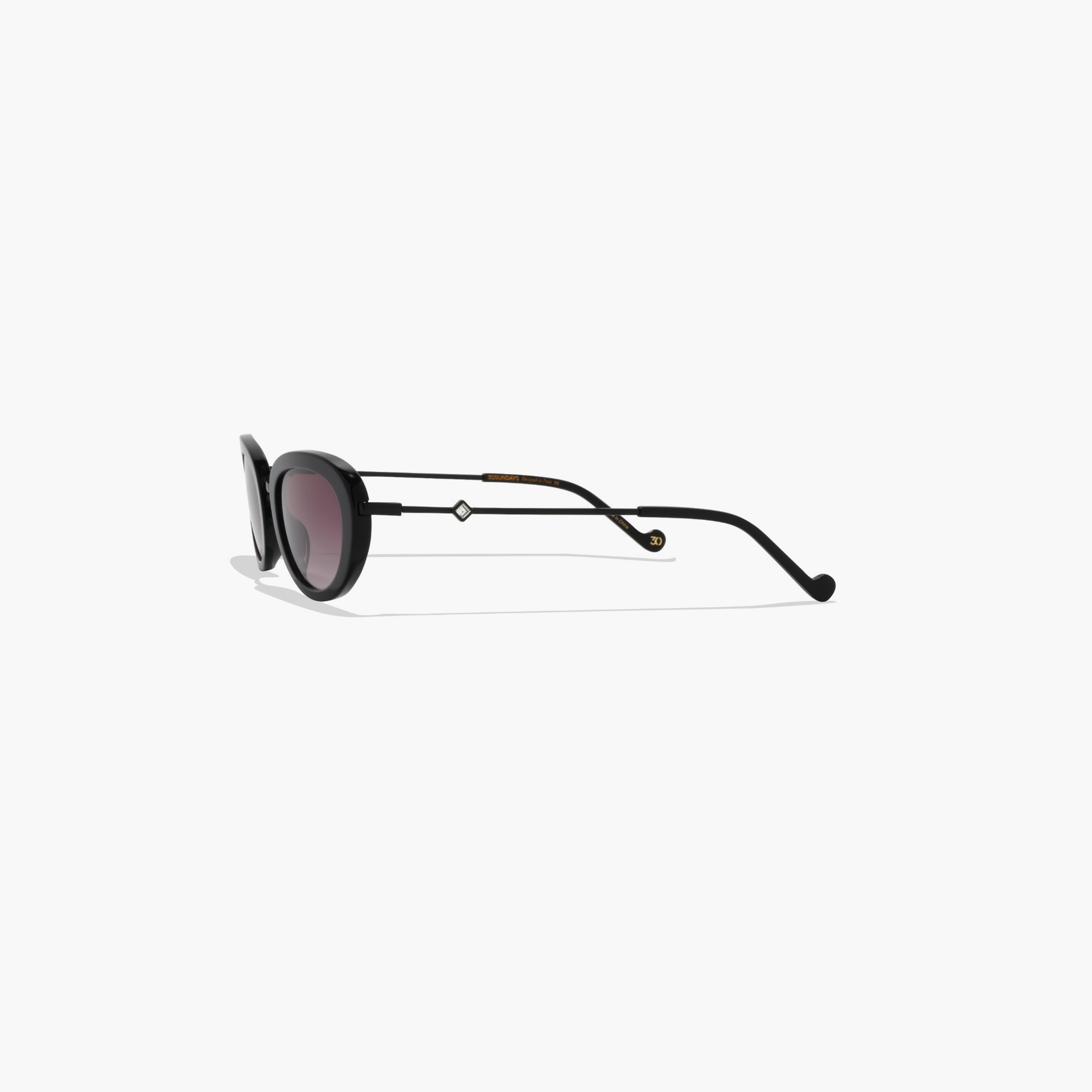 30Sundays Chandra 52MM Grey Oval Sunglasses - 30S-000433-0107-women-sunglasses-image-4
