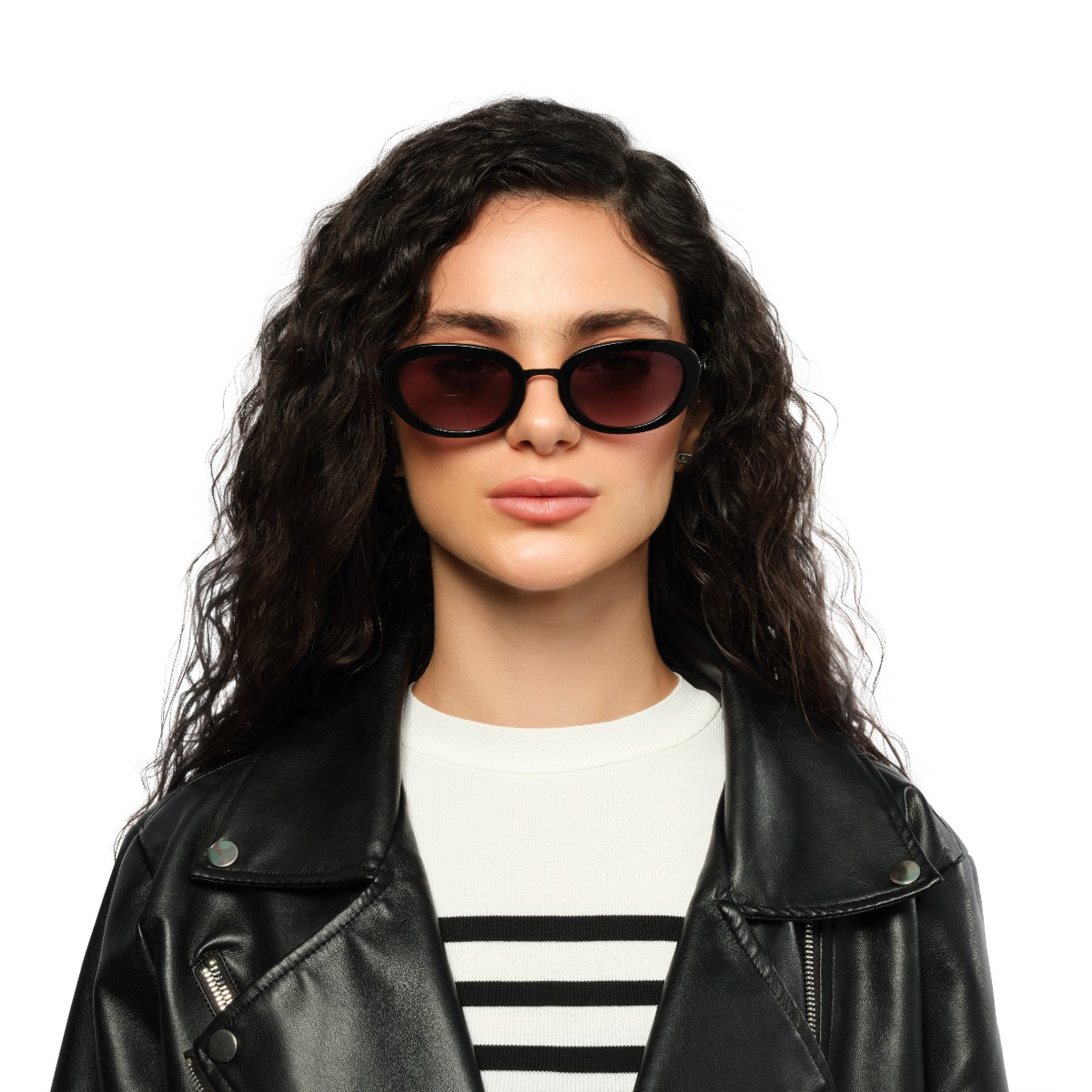 30صندايز- نظارة شمسية تشاندرا بيضاوية رمادية مقاس 52 مم - 30S-000433-0107-women-sunglasses-image-5