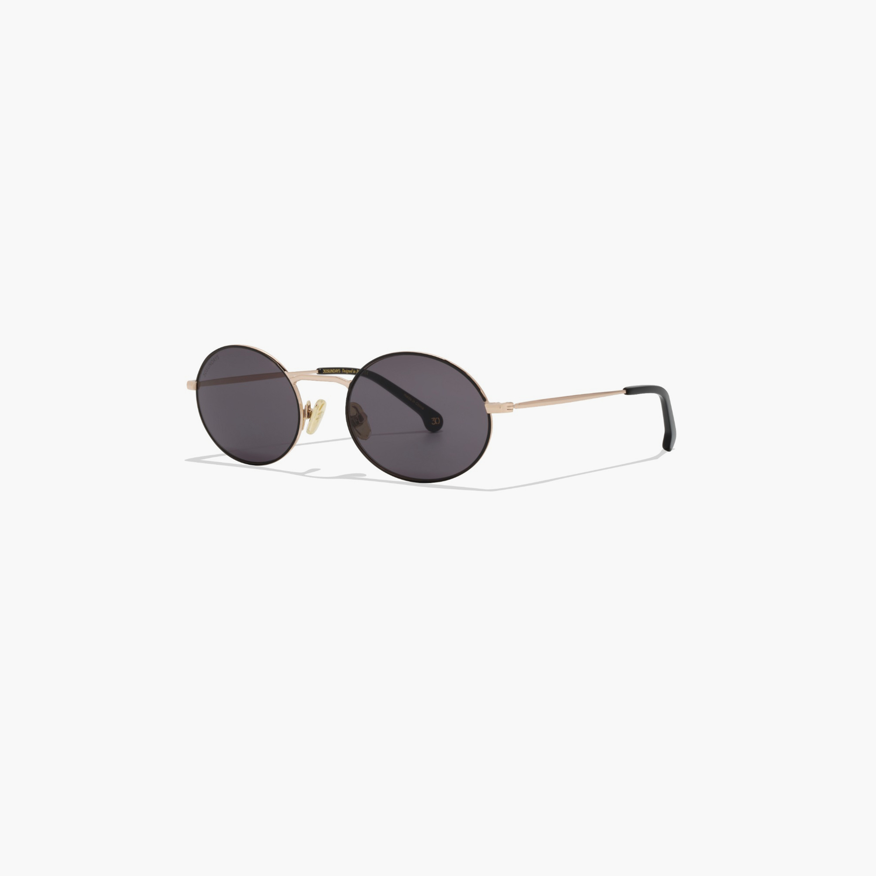 30Sundays Vesper 53MM Grey Oval Sunglasses - 30S-000437-0107-men-sunglasses-image-3