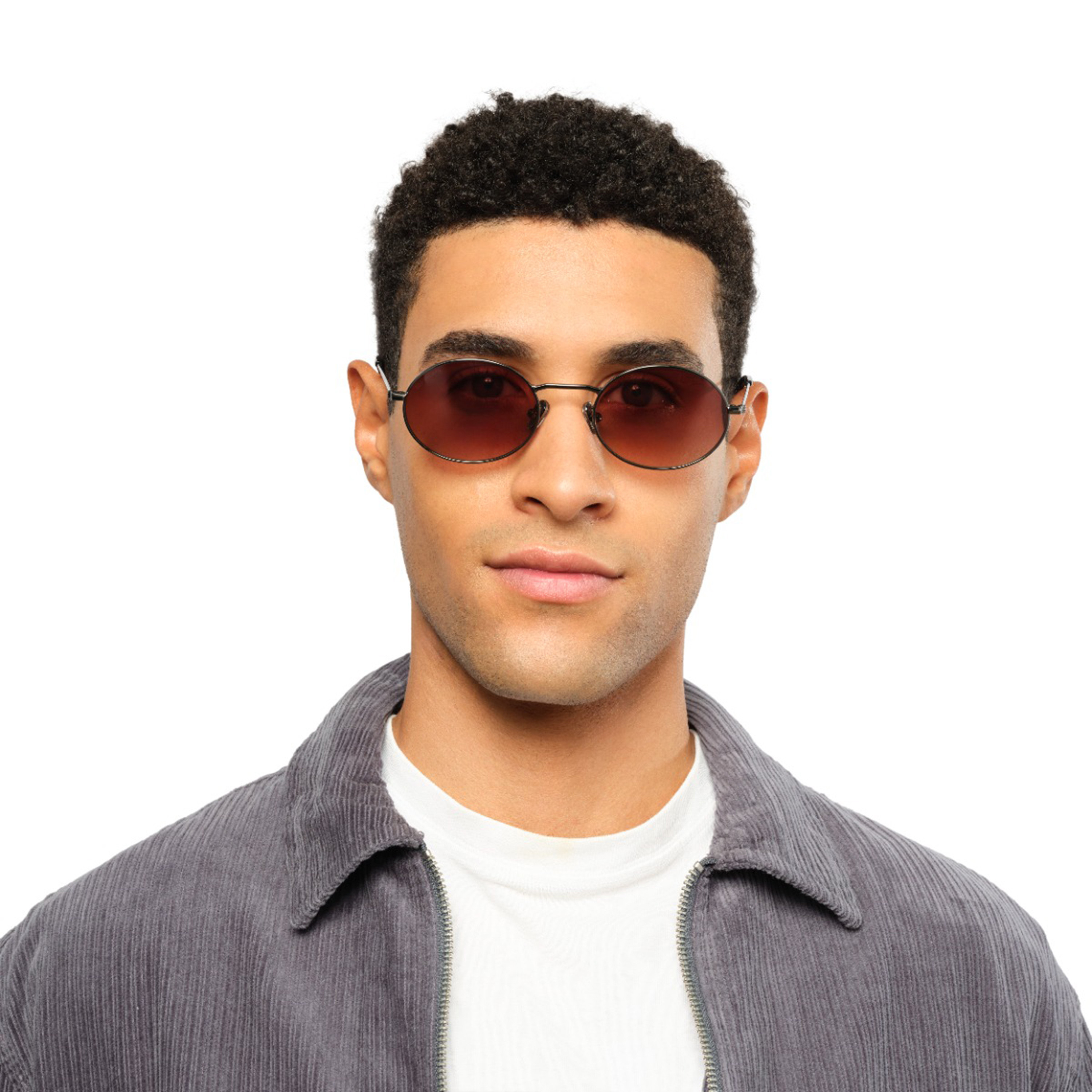 30صندايز- نظارة شمسية فيسبر بيضاوية بنية مقاس 53 مم - 30S-000437-0704-men-sunglasses-image-5