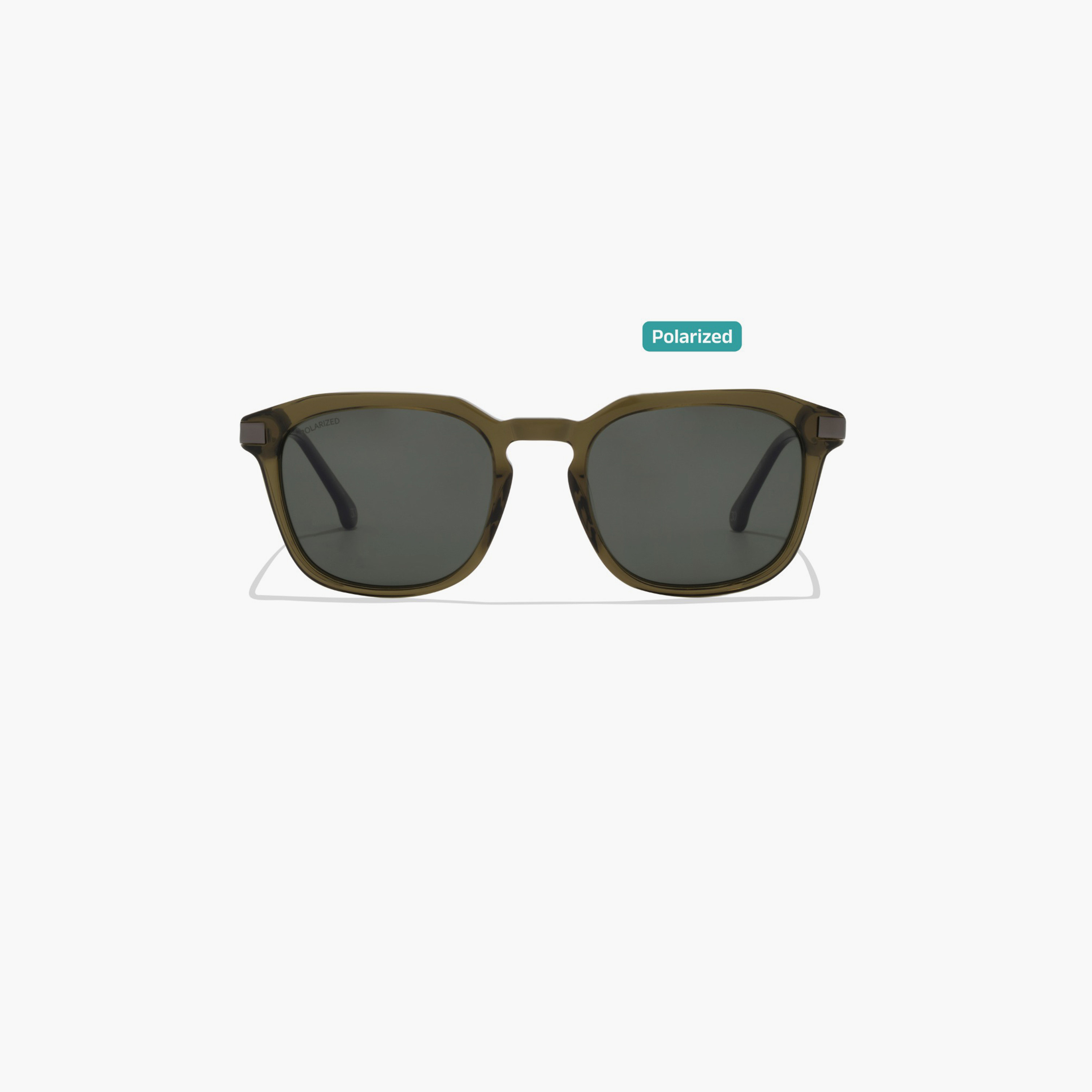 30Sundays Orionis Polarized 52MM Green Square Sunglasses - 30S-000438-0606p-men-sunglasses-image-1