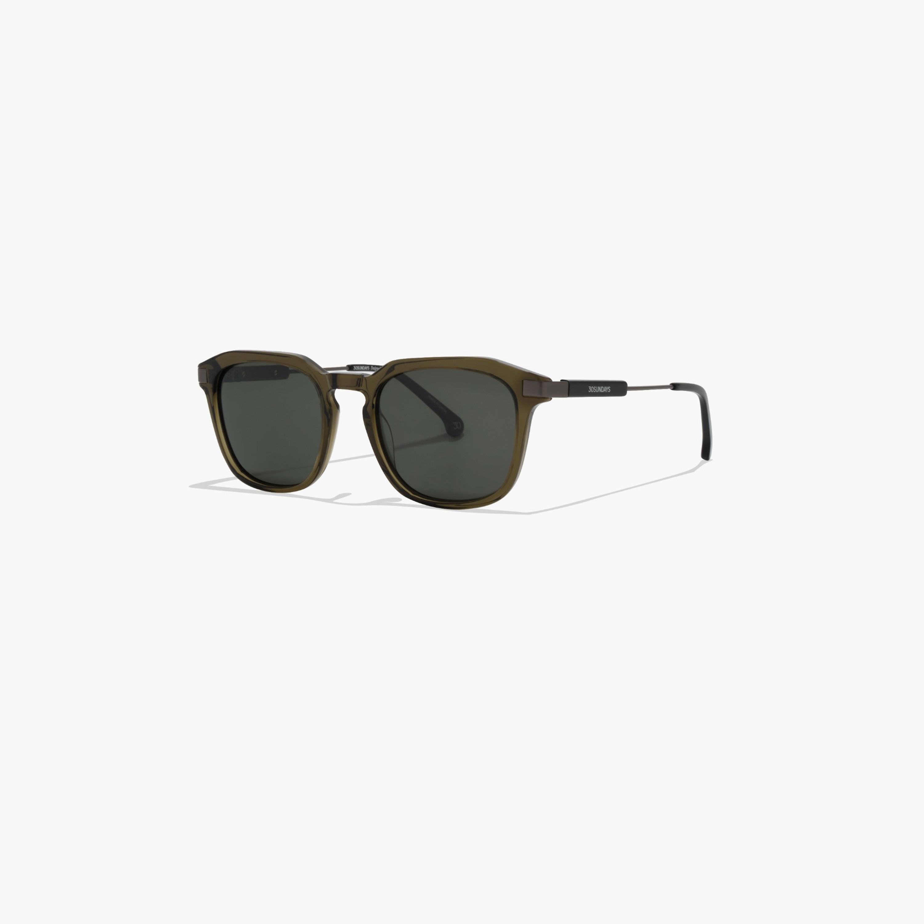 30Sundays Orionis Polarized 52MM Green Square Sunglasses - 30S-000438-0606p-men-sunglasses-image-3