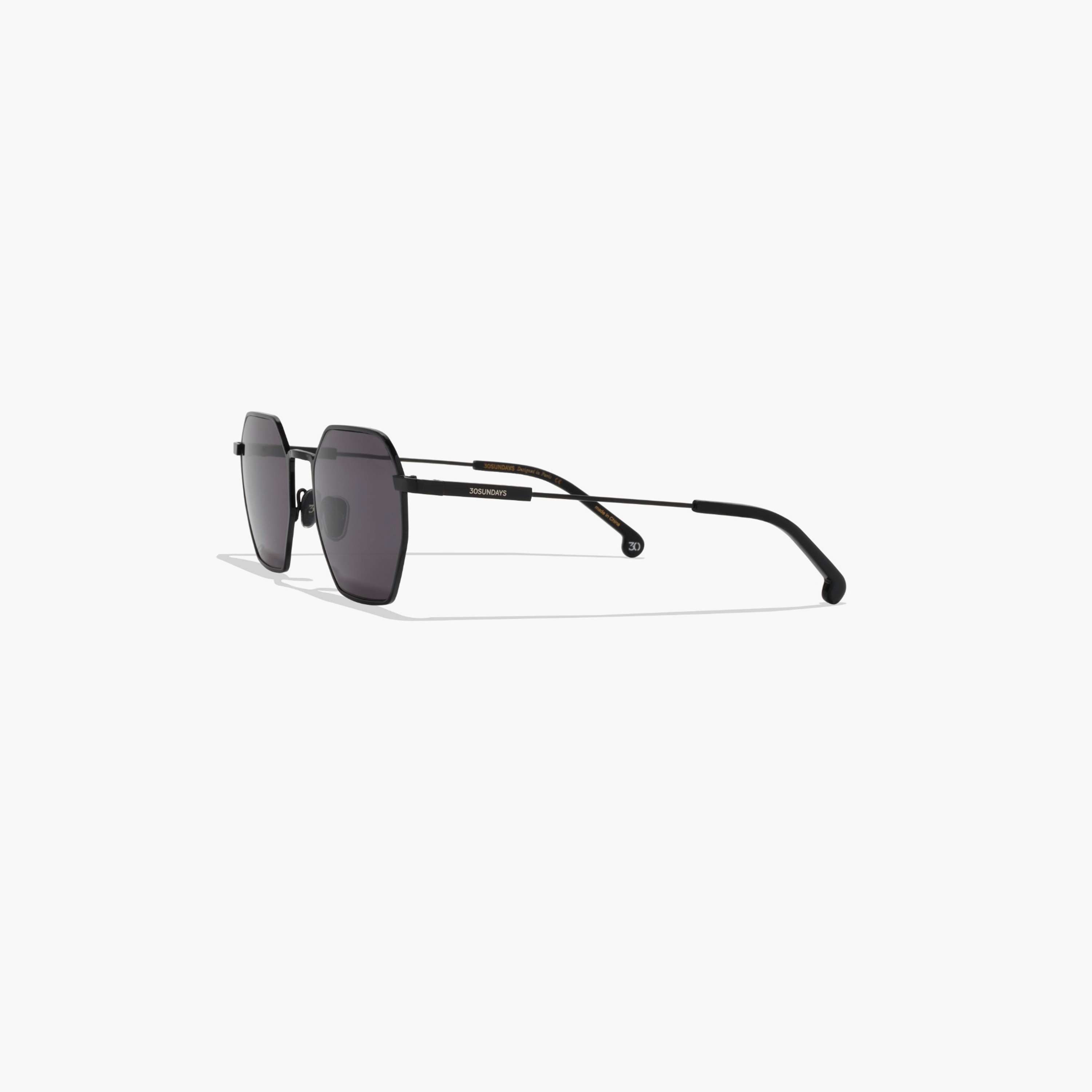 30صندايز- نظارة شمسية ميسا هندسية لون رمادي 53 مم - 30S-000444-0107-men-sunglasses-image-4