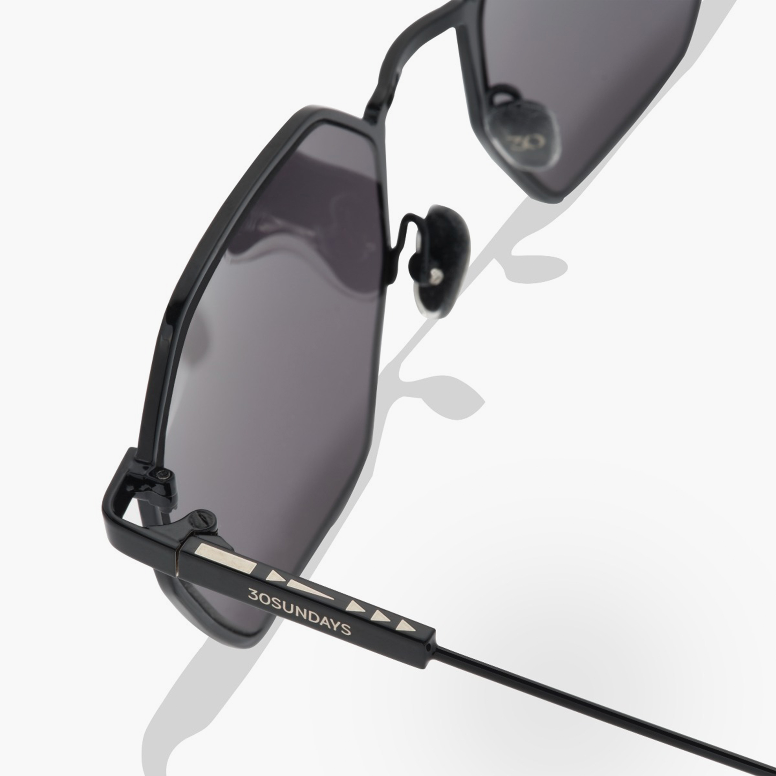 30صندايز- نظارة شمسية ميسا هندسية لون رمادي 53 مم - 30S-000444-0107-men-sunglasses-image-5