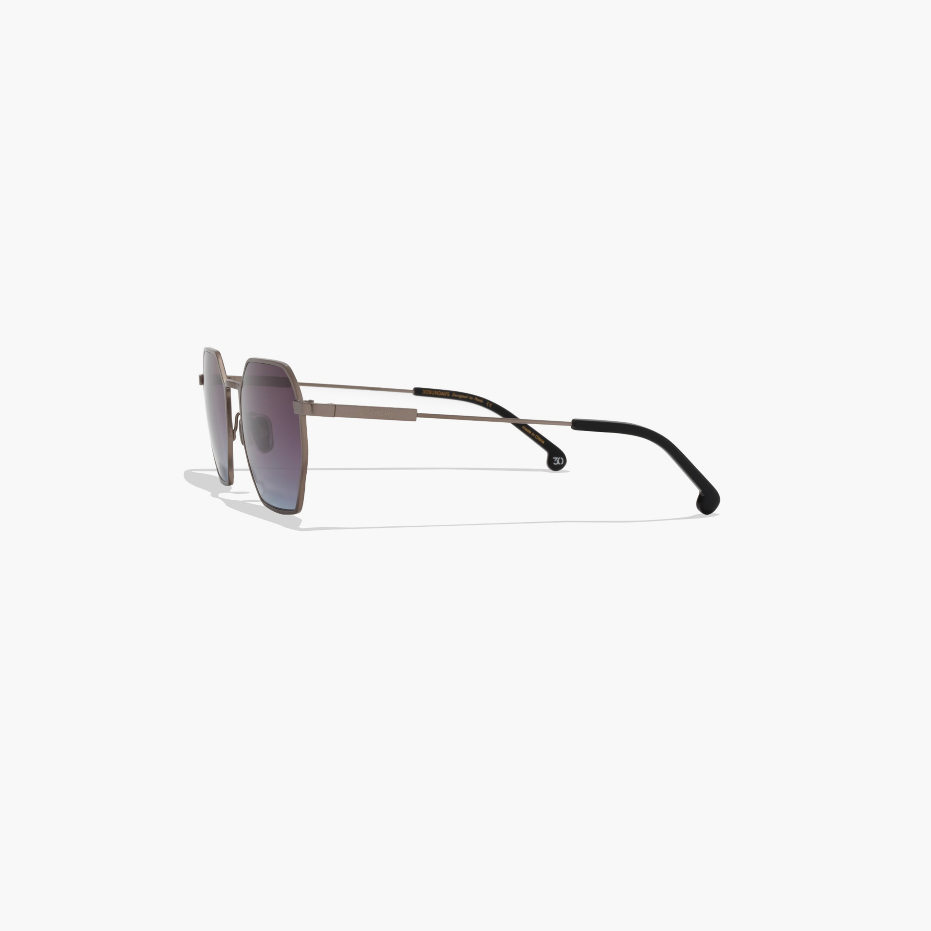 30صندايز- نظارة شمسية ميسا هندسية لون أزرق 53 مم - 30S-000444-0702-men-sunglasses-image-4