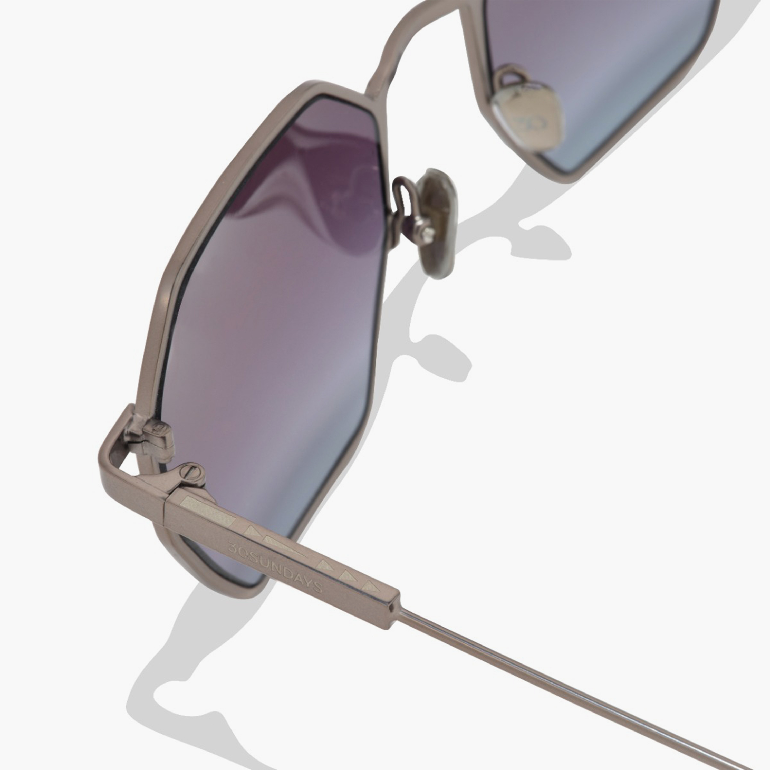 30Sundays Meissa 53MM Blue Geometric Sunglasses - 30S-000444-0702-men-sunglasses-image-5