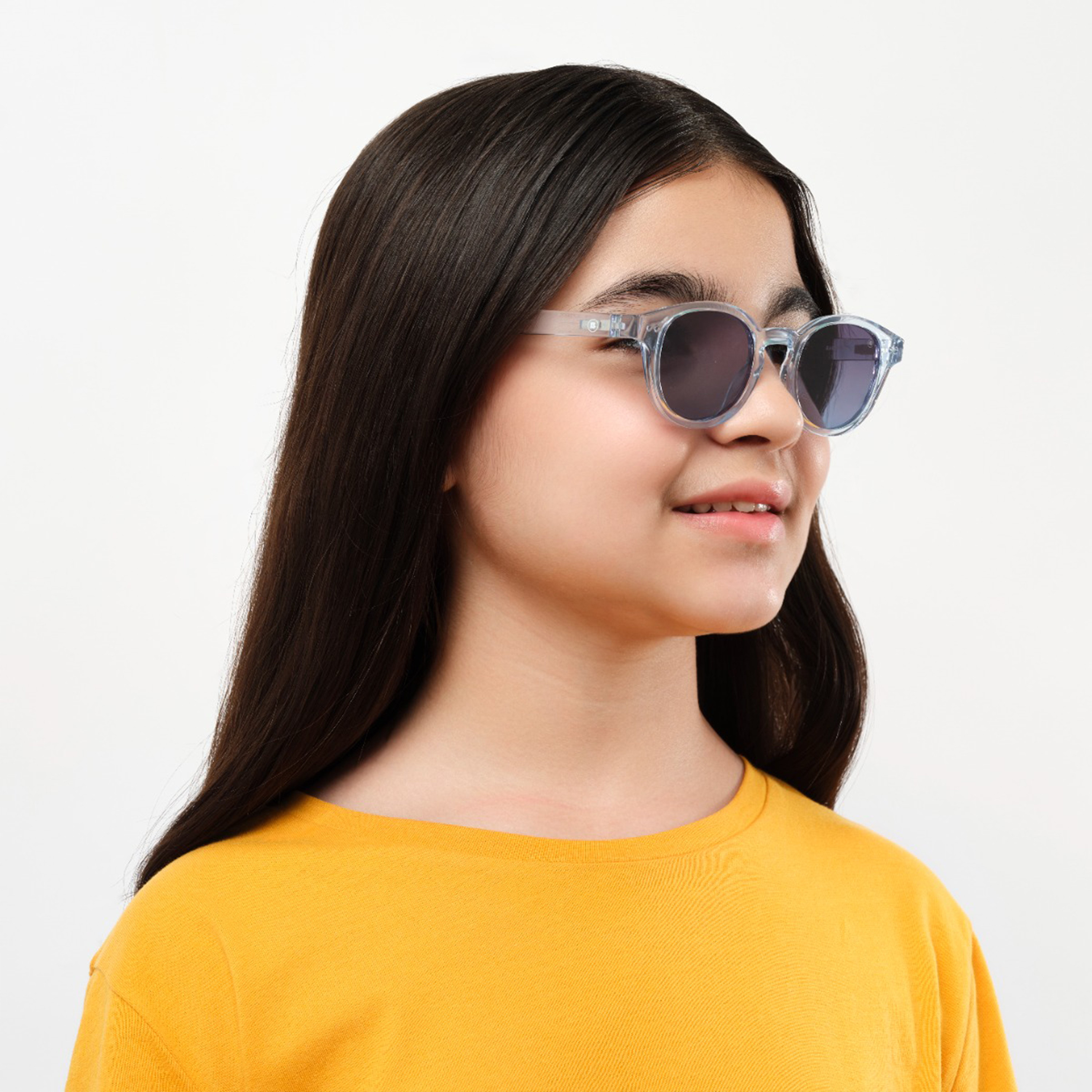 بامايو- نظارة شمسية سكيبر II جونيور دائرية زرقاء 43 مم - BAB-000526-0202-girls-accessories-sunglasses-image-7