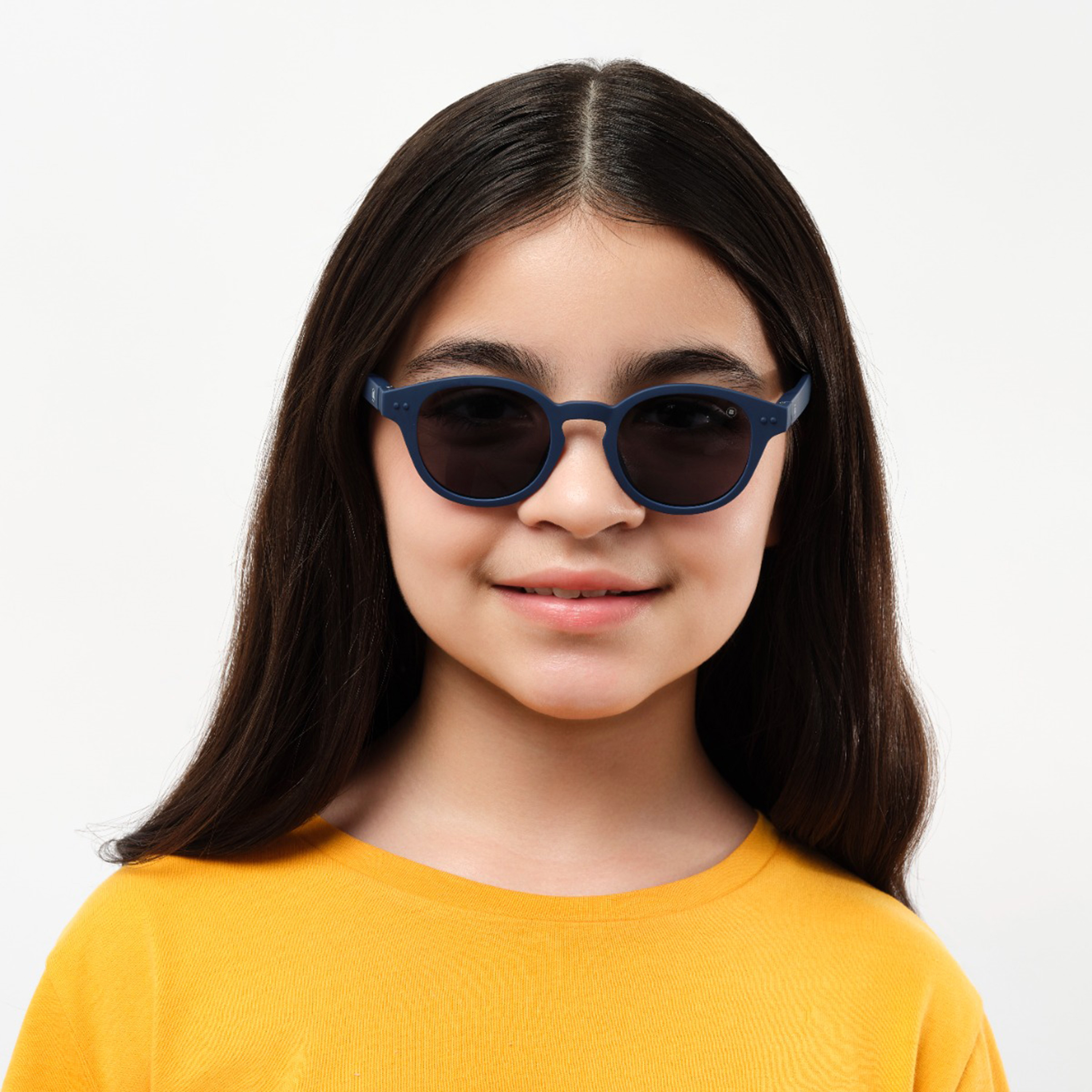 Babamio Skipper II Junior 43MM Grey Round Sunglasses - BAB-000526-0207-girls-accessories-sunglasses-image-5