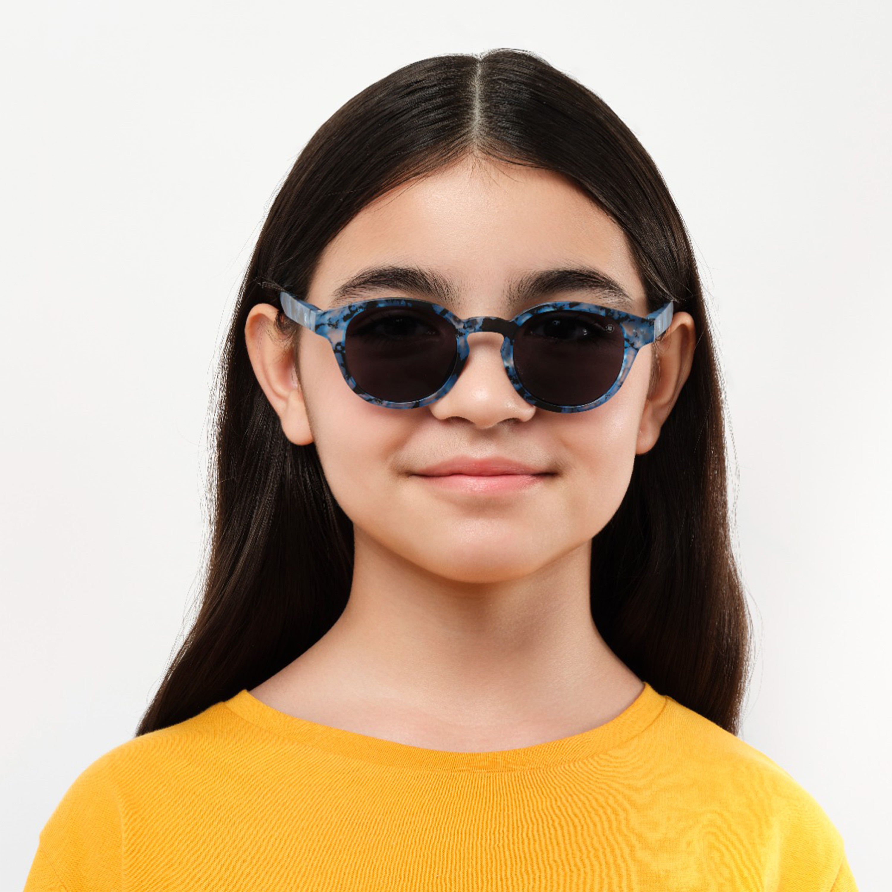 Babamio Skipper II Junior 43MM Grey Round Sunglasses - BAB-000526-2807-girls-accessories-sunglasses-image-5
