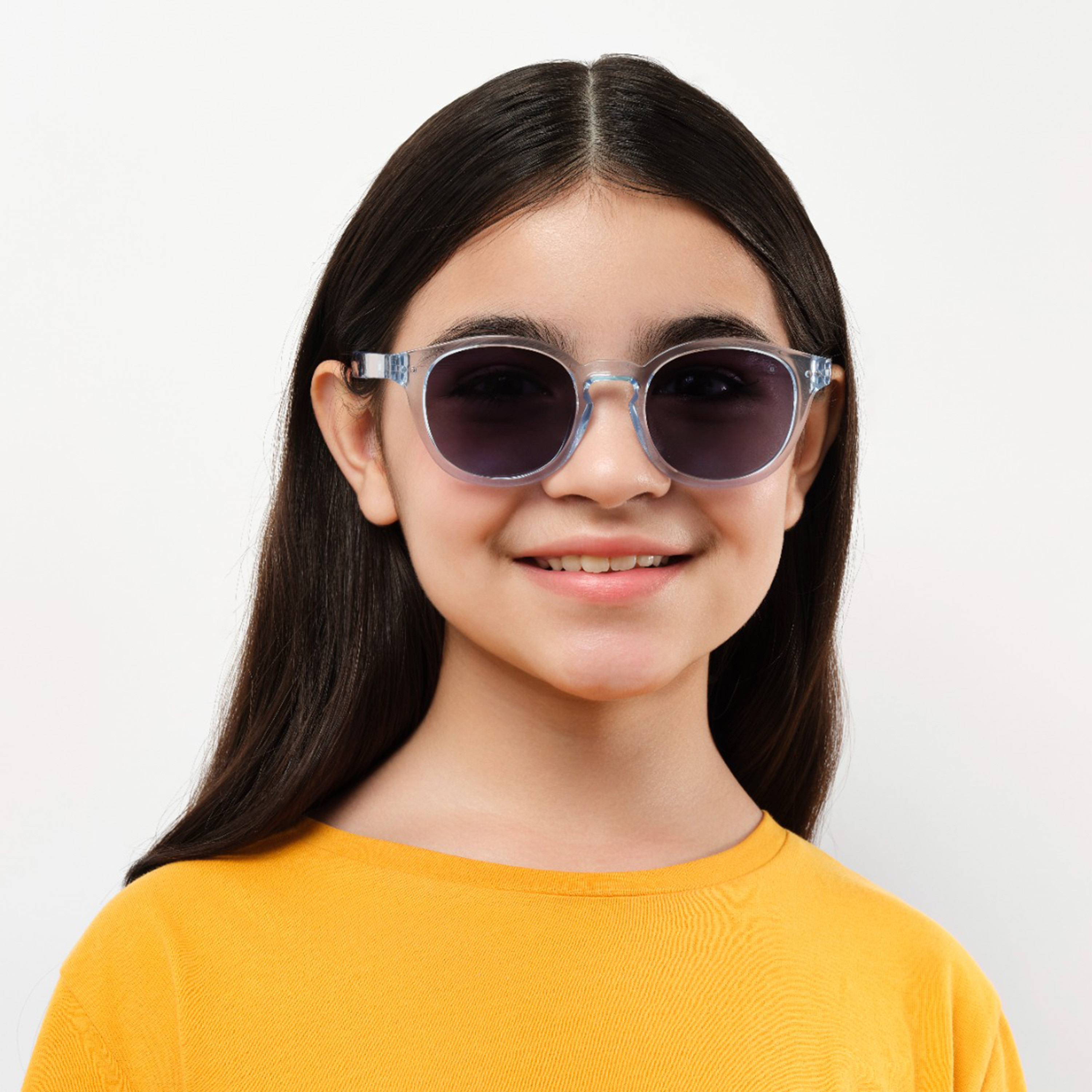 Babamio Skipper II 48MM Blue Round Sunglasses - BAB-000527-0202-girls-accessories-sunglasses-image-5
