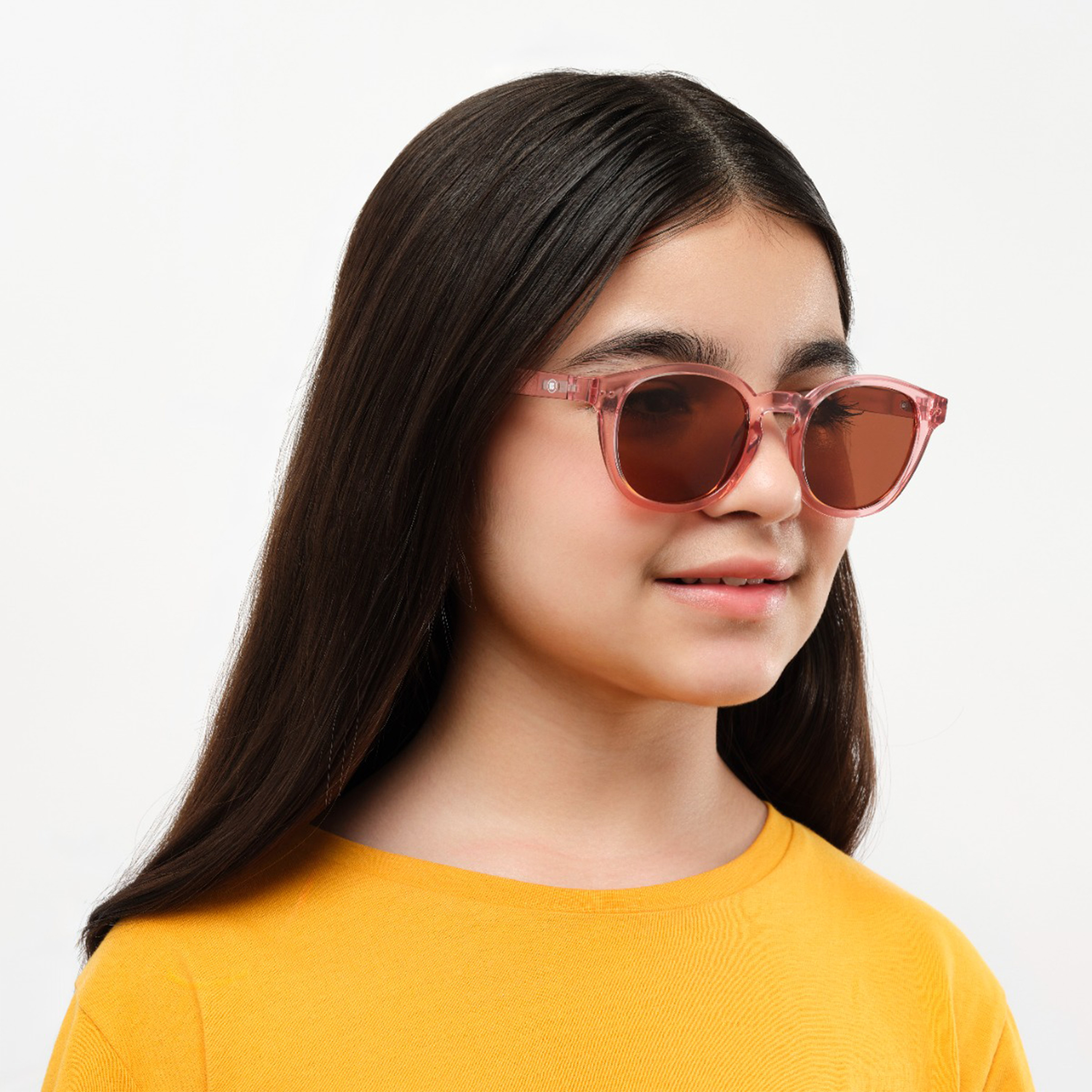 بامايو- نظارة شمسية سكيبر II مقاس 48 مم بنية دائرية - BAB-000527-0904-girls-accessories-sunglasses-image-6