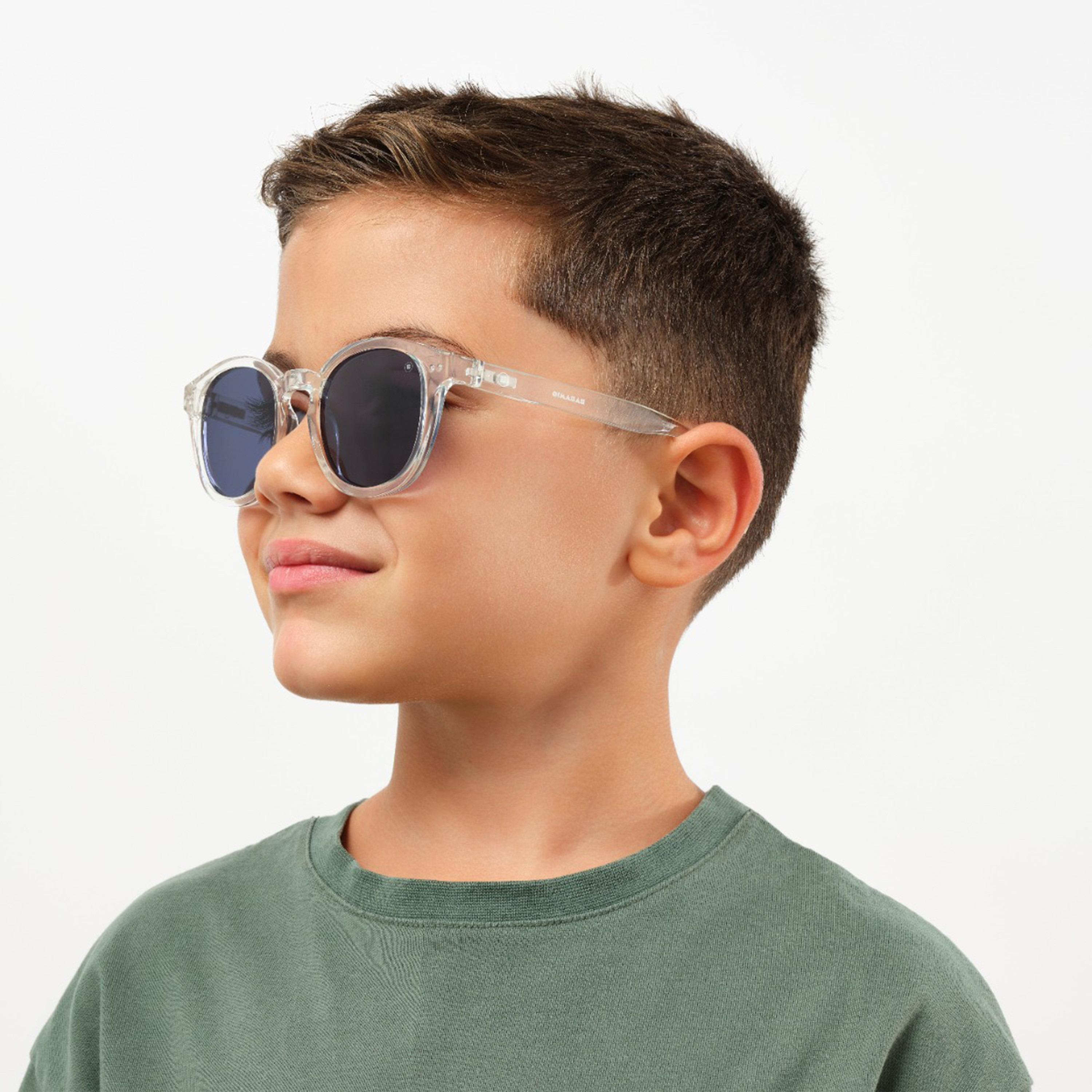 Babamio Skipper II 48MM Blue Round Sunglasses - BAB-000527-1402-girls-accessories-sunglasses-image-6