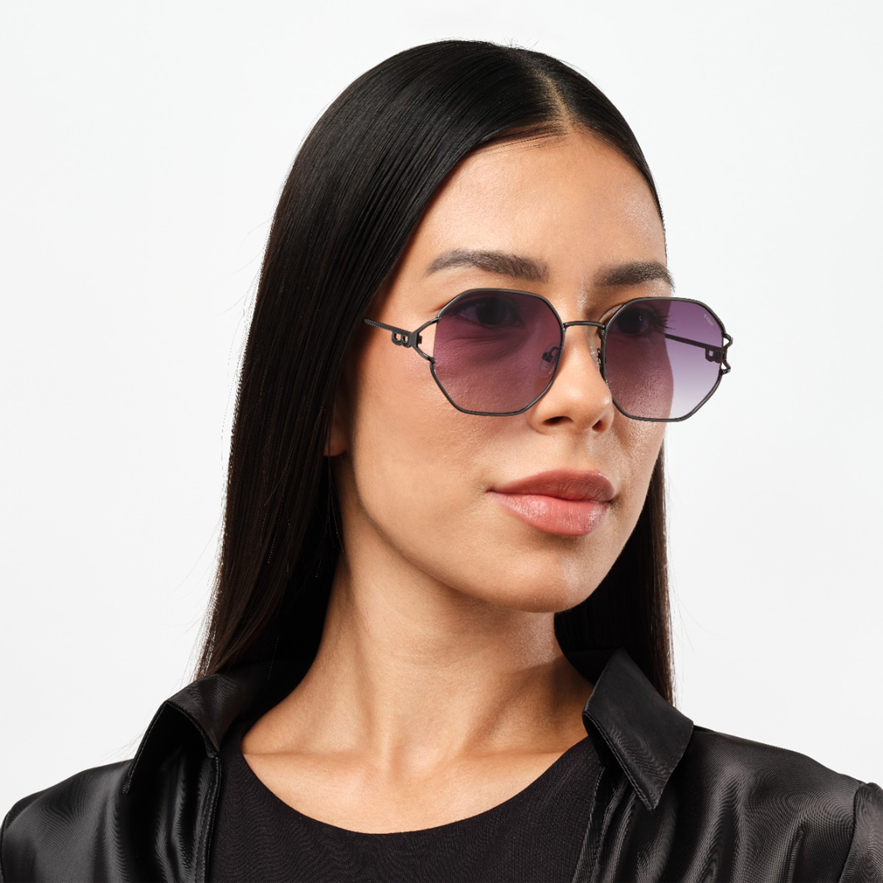 بلاك آوت- نظارة شمسية بلير 52 مم رمادية هندسية - BLA-000321-1207-women-sunglasses-image-6
