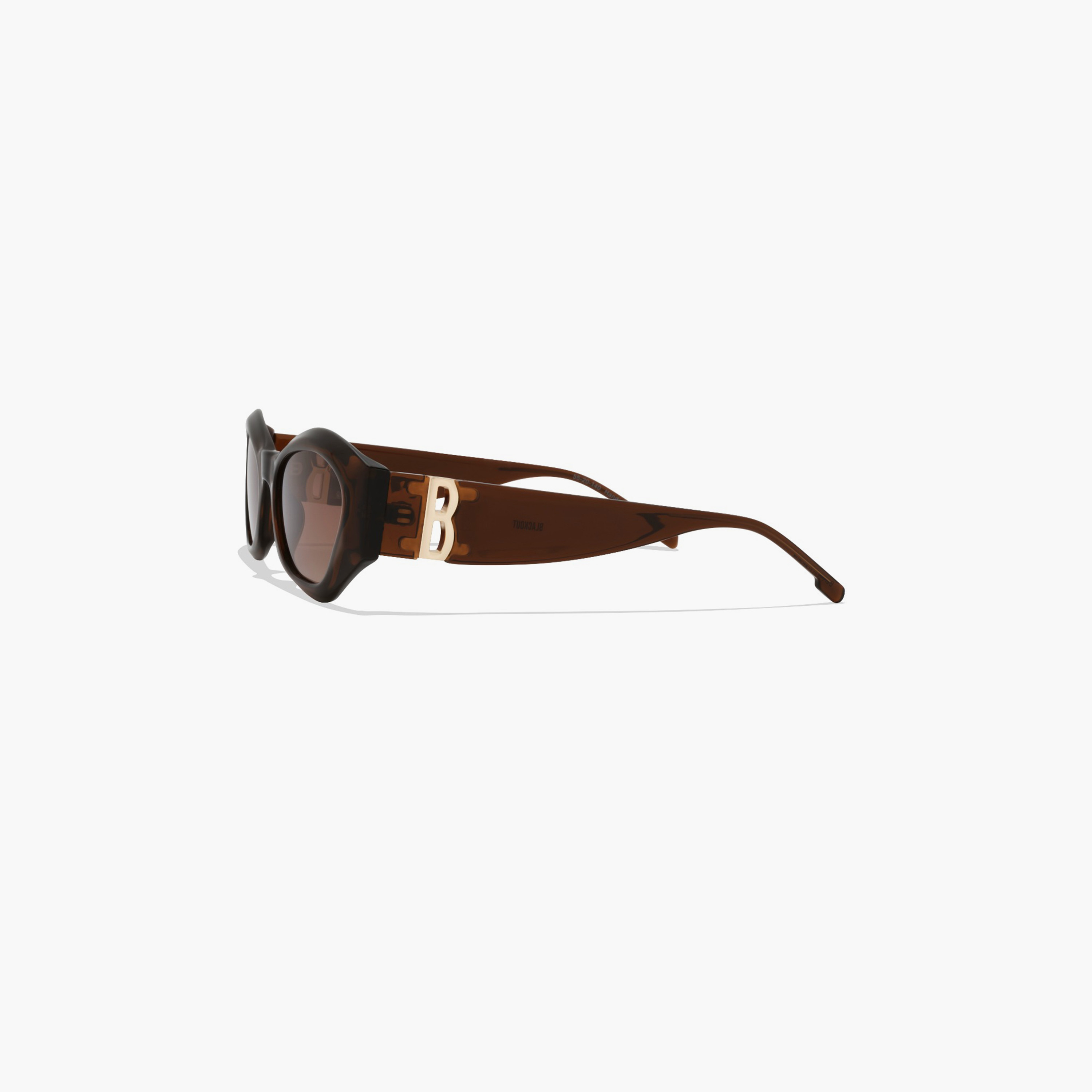 بلاك آوت- نظارة شمسية بلانشيت 55 مم بنية هندسية - BLA-000329-0404-women-sunglasses-image-4