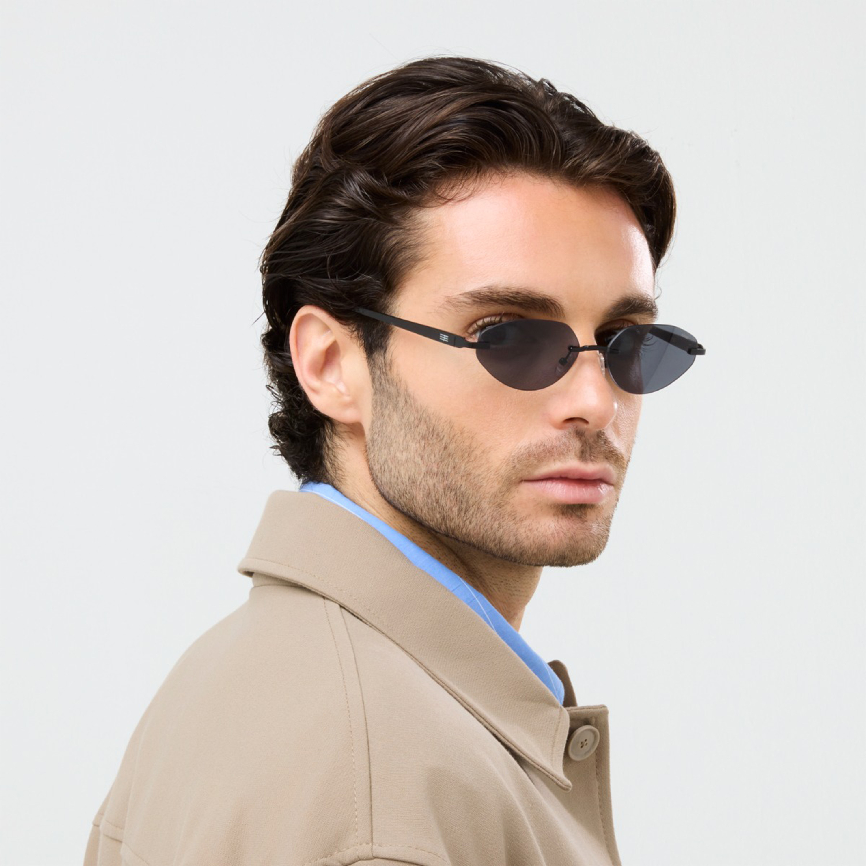 BlackOut Clarence 56MM Grey Geometric Sunglasses - BLA-000334-0107-men-sunglasses-image-7
