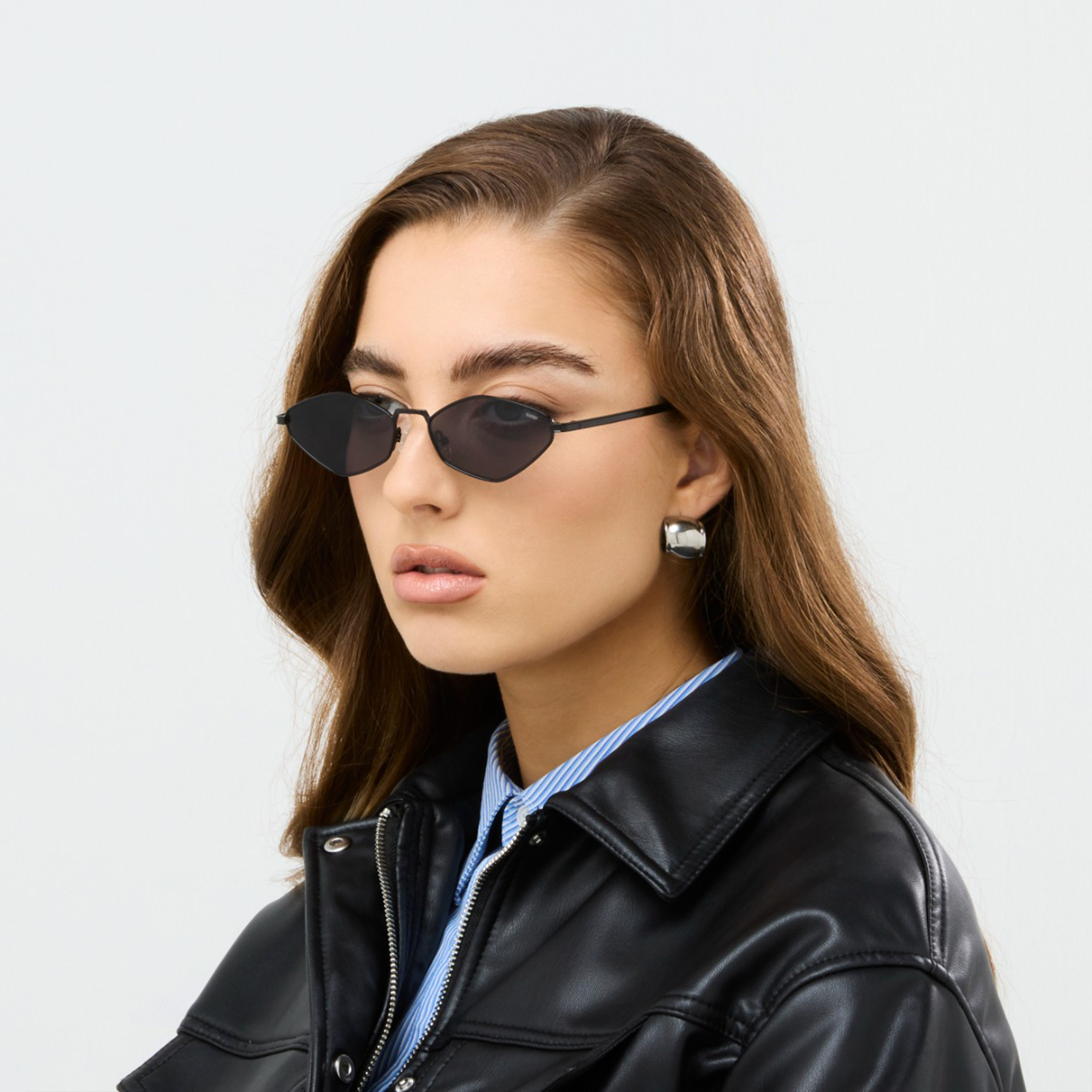 بلاك آوت- نظارة شمسية جاك 57 مم رمادية ذات إطار هندسي - BLA-000339-0107-men-sunglasses-image-6