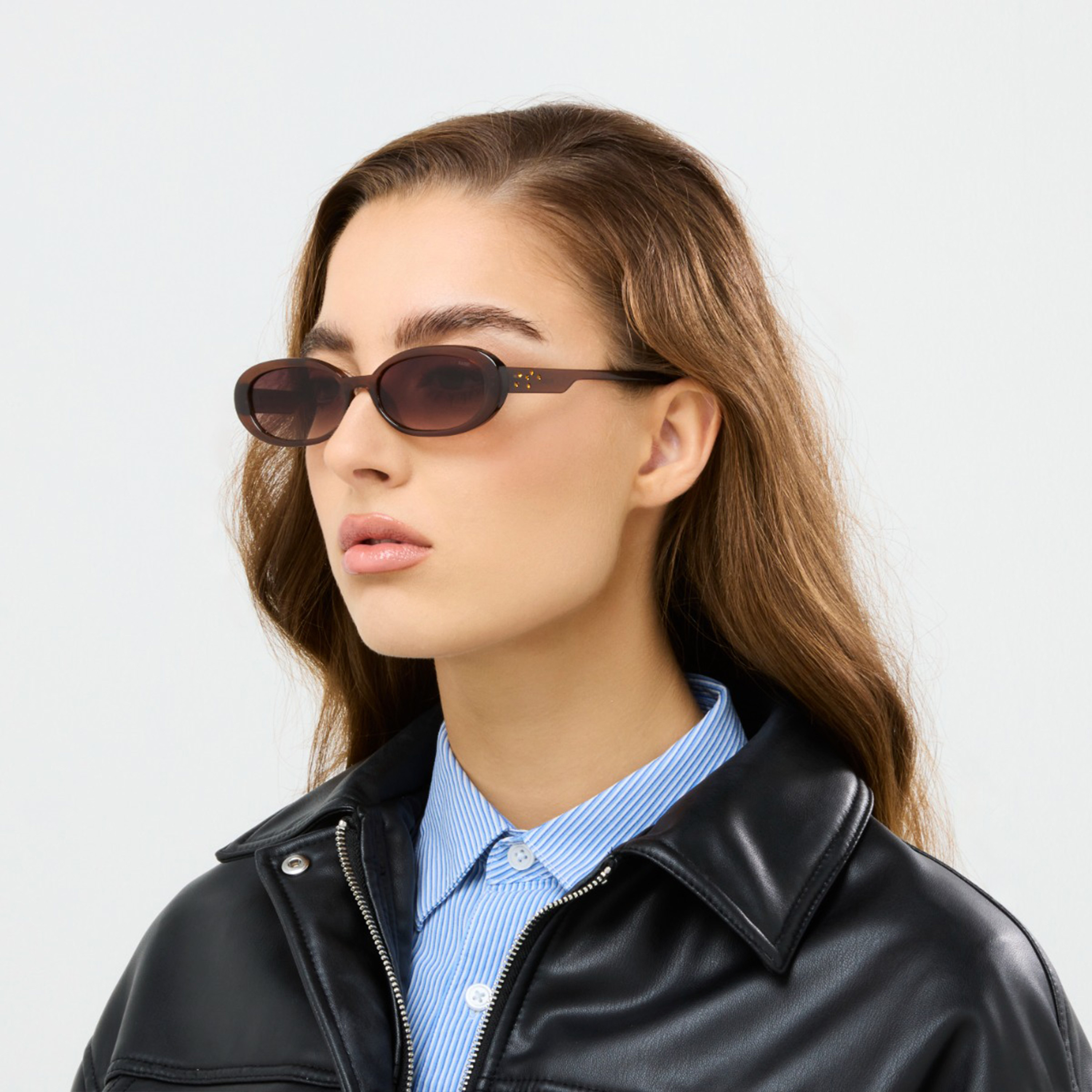 BlackOut Doris 53MM Brown Oval Sunglasses - BLA-000340-0404-women-sunglasses-image-5