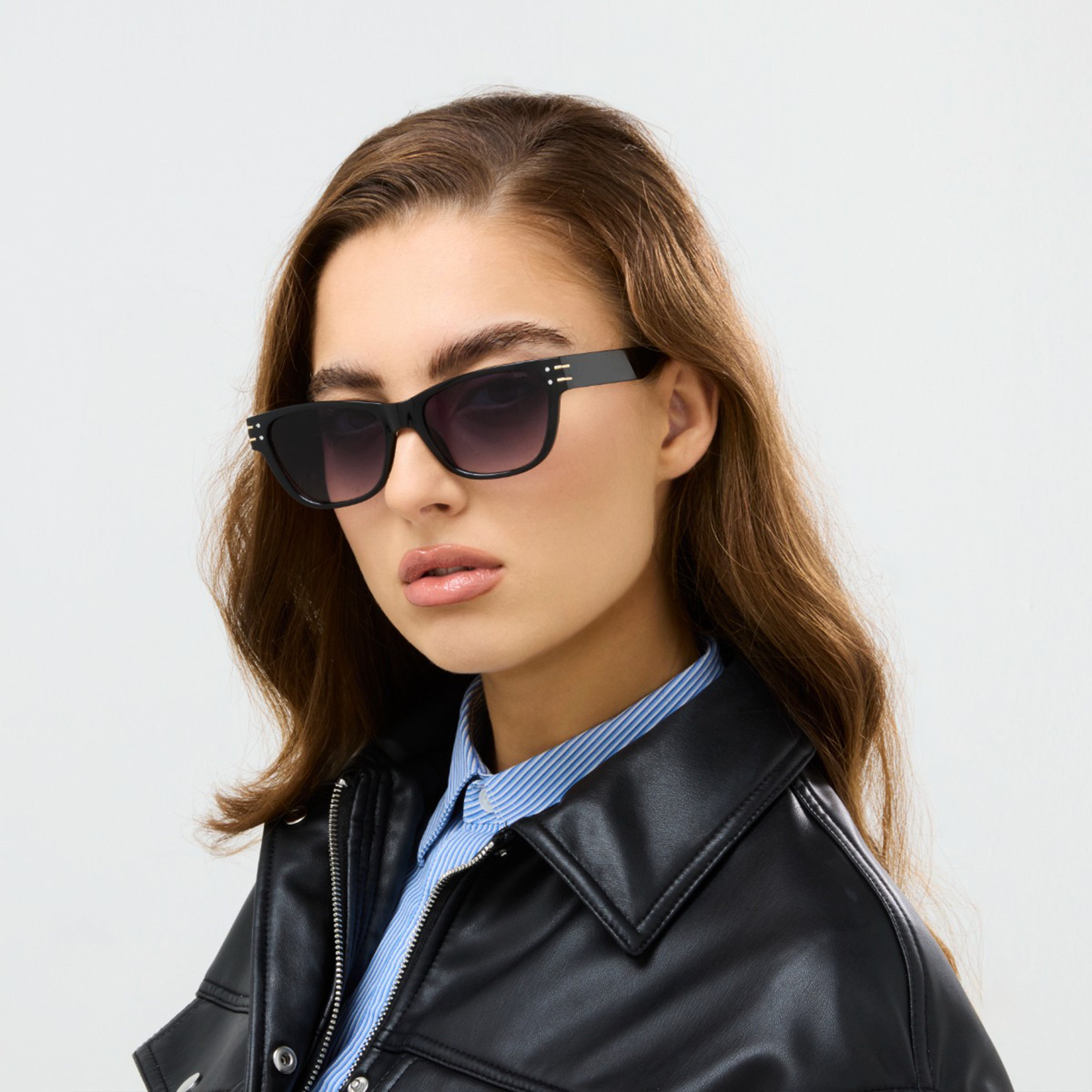 BlackOut Betty 55MM Grey Rectangle Sunglasses - BLA-000341-0107-women-sunglasses-image-5