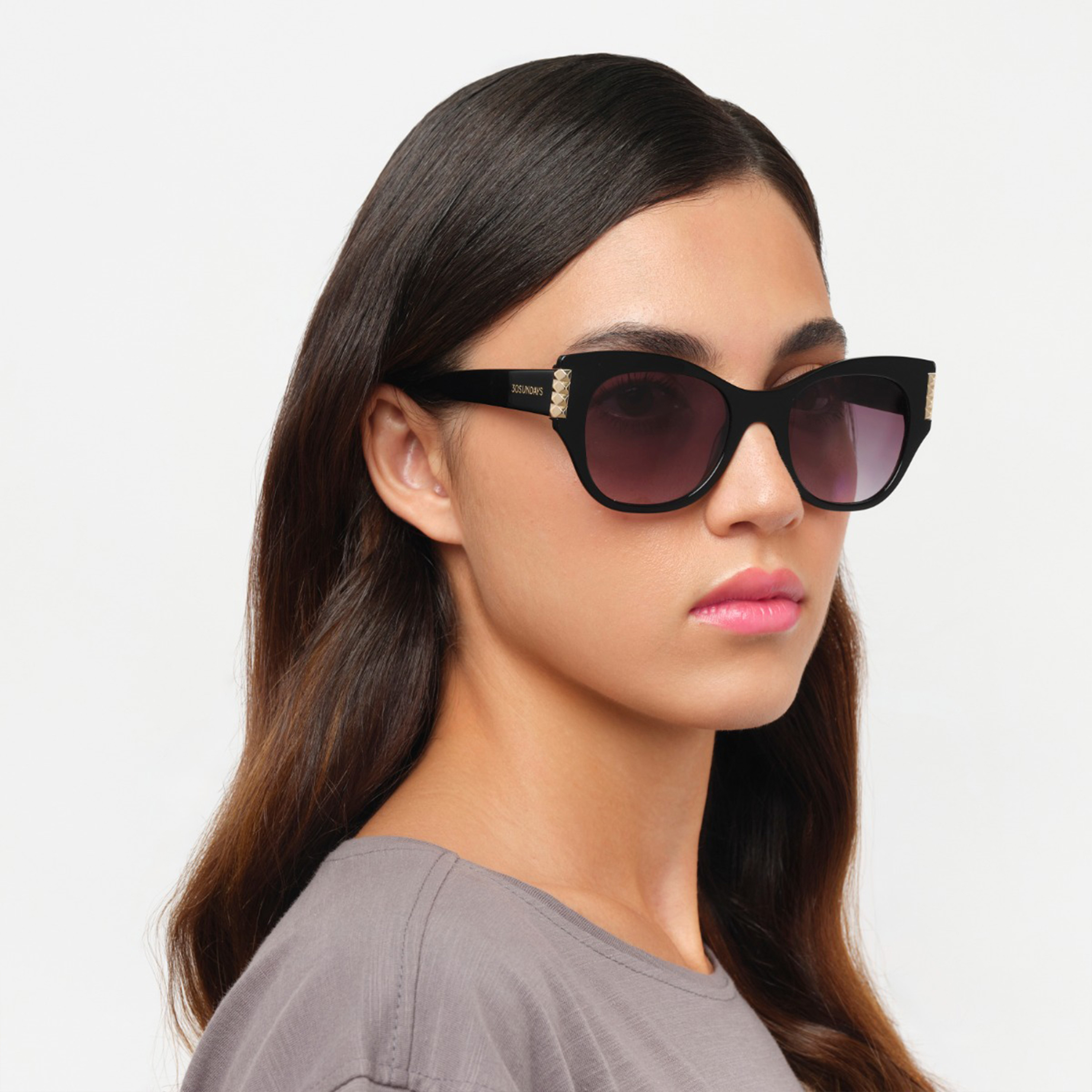 30صندايز- نظارة شمسية غازيل 52 مم لون بني - عين القطة - 30S-000418-0107-women-sunglasses-image-6