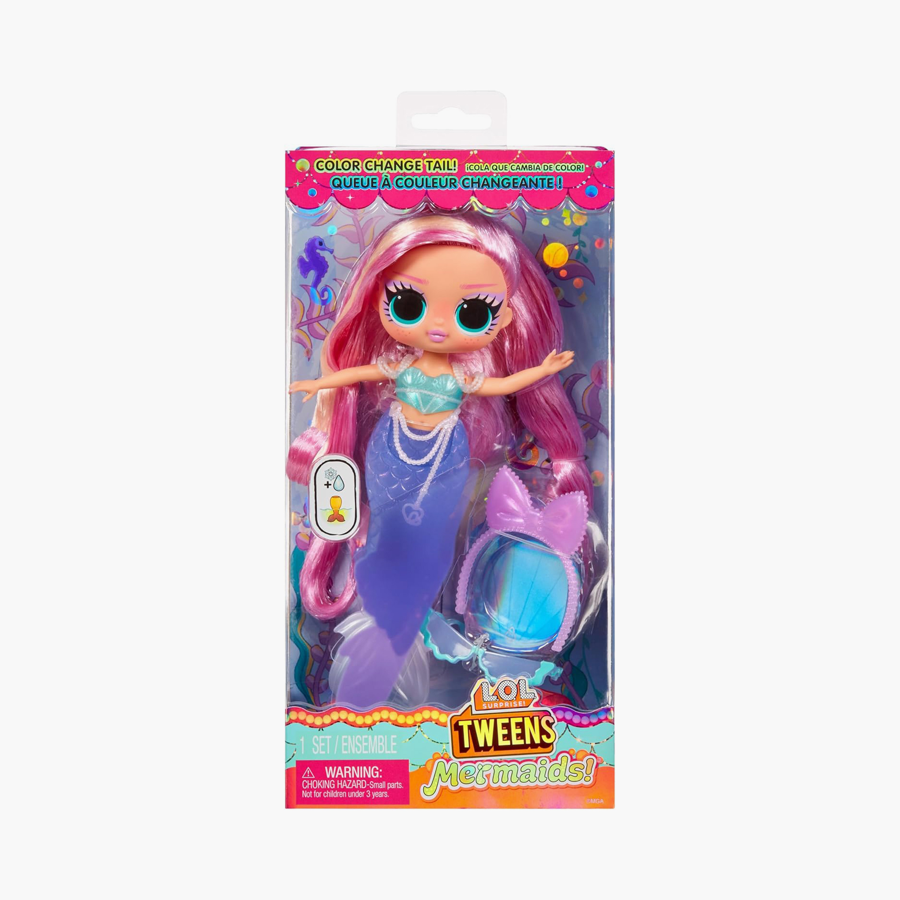 LOL Surprise Tweens Mermaid Lola Waves Fashion Doll with Color Changing Tail-toys-dollsandplaysets-dollplaysets-image-7