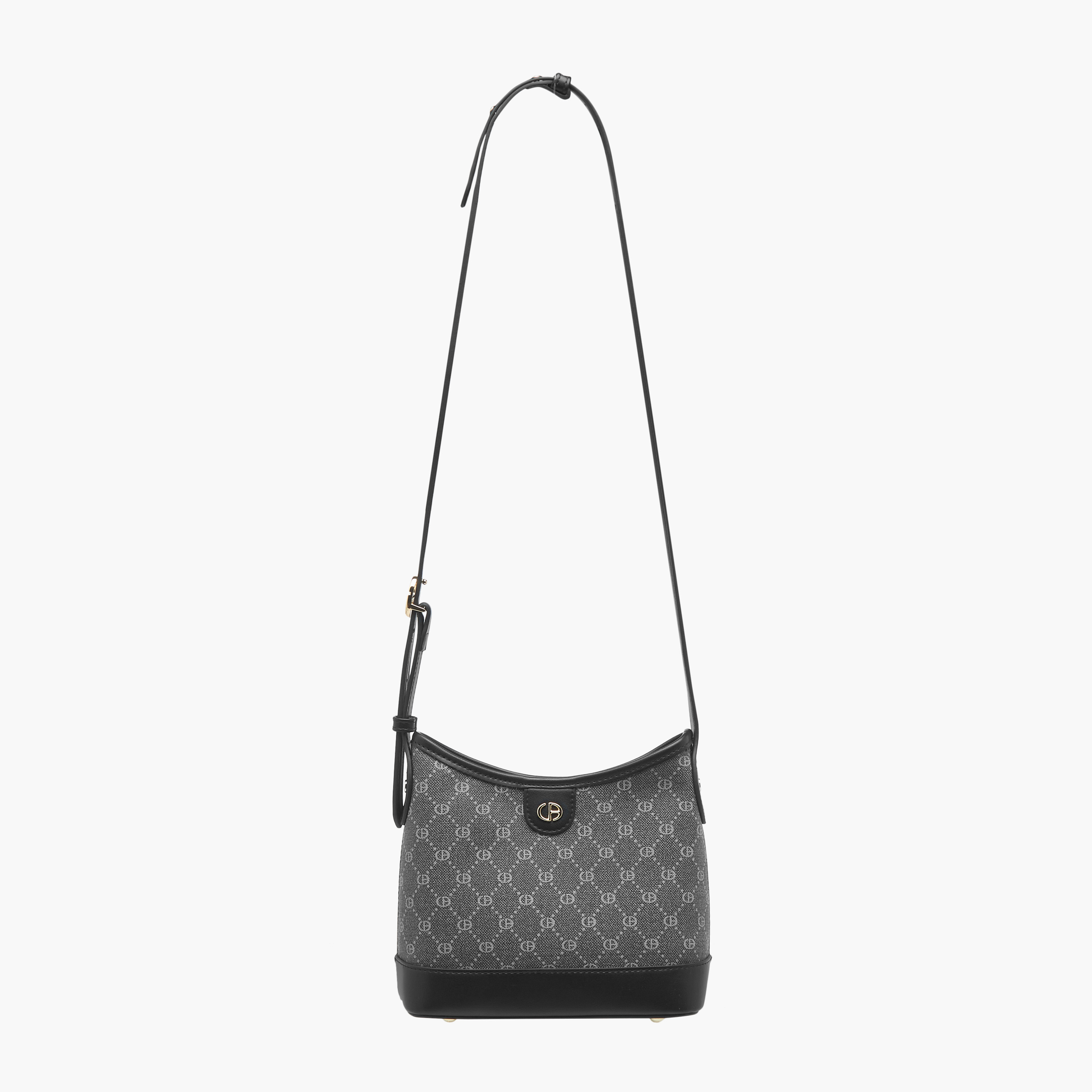 شنطة هوبو بحزام قابل للتعديل وطبعات مونوجرام ومحفظة من كريسبيلا-women-bagsandwallets-handbags-image-3