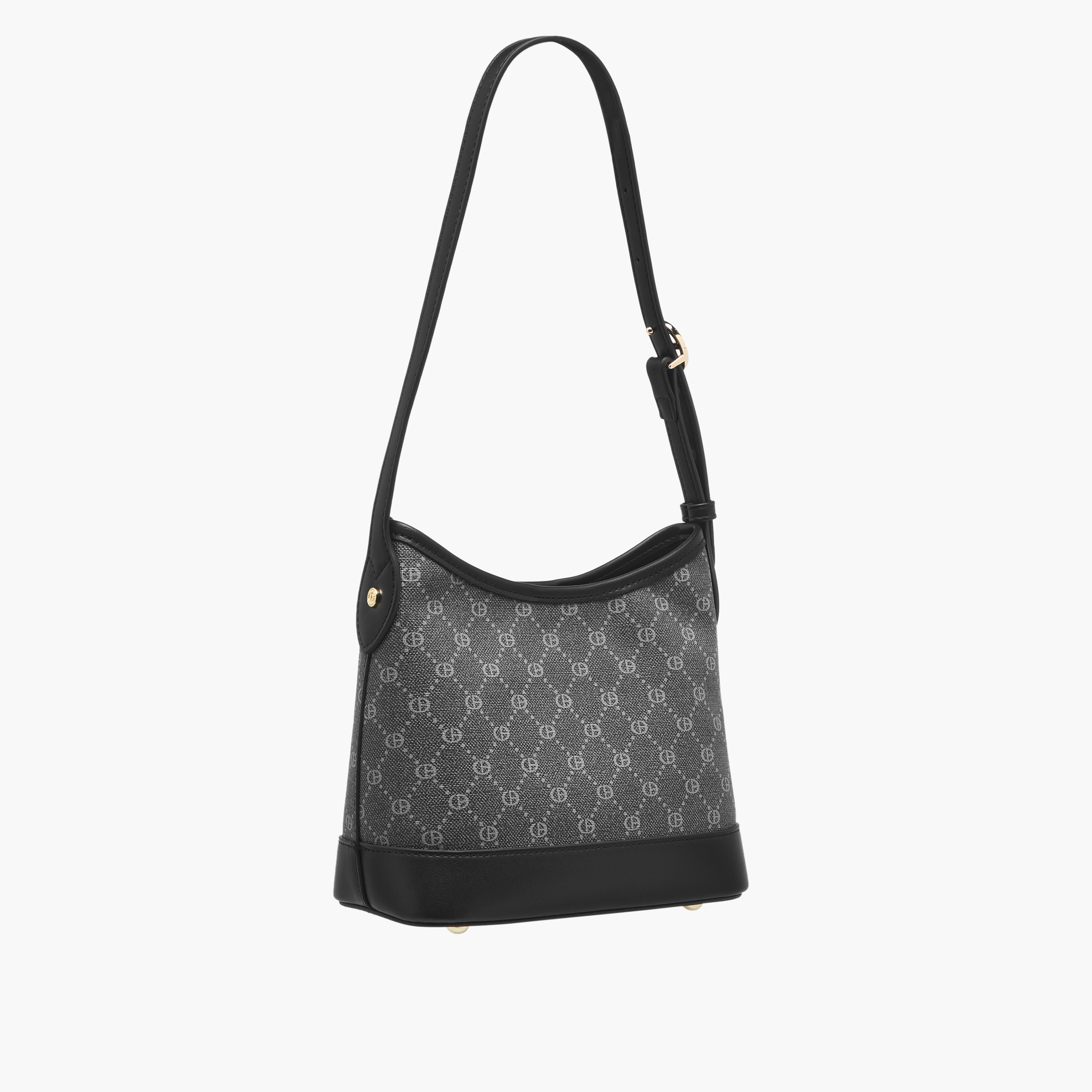 شنطة هوبو بحزام قابل للتعديل وطبعات مونوجرام ومحفظة من كريسبيلا-women-bagsandwallets-handbags-image-4