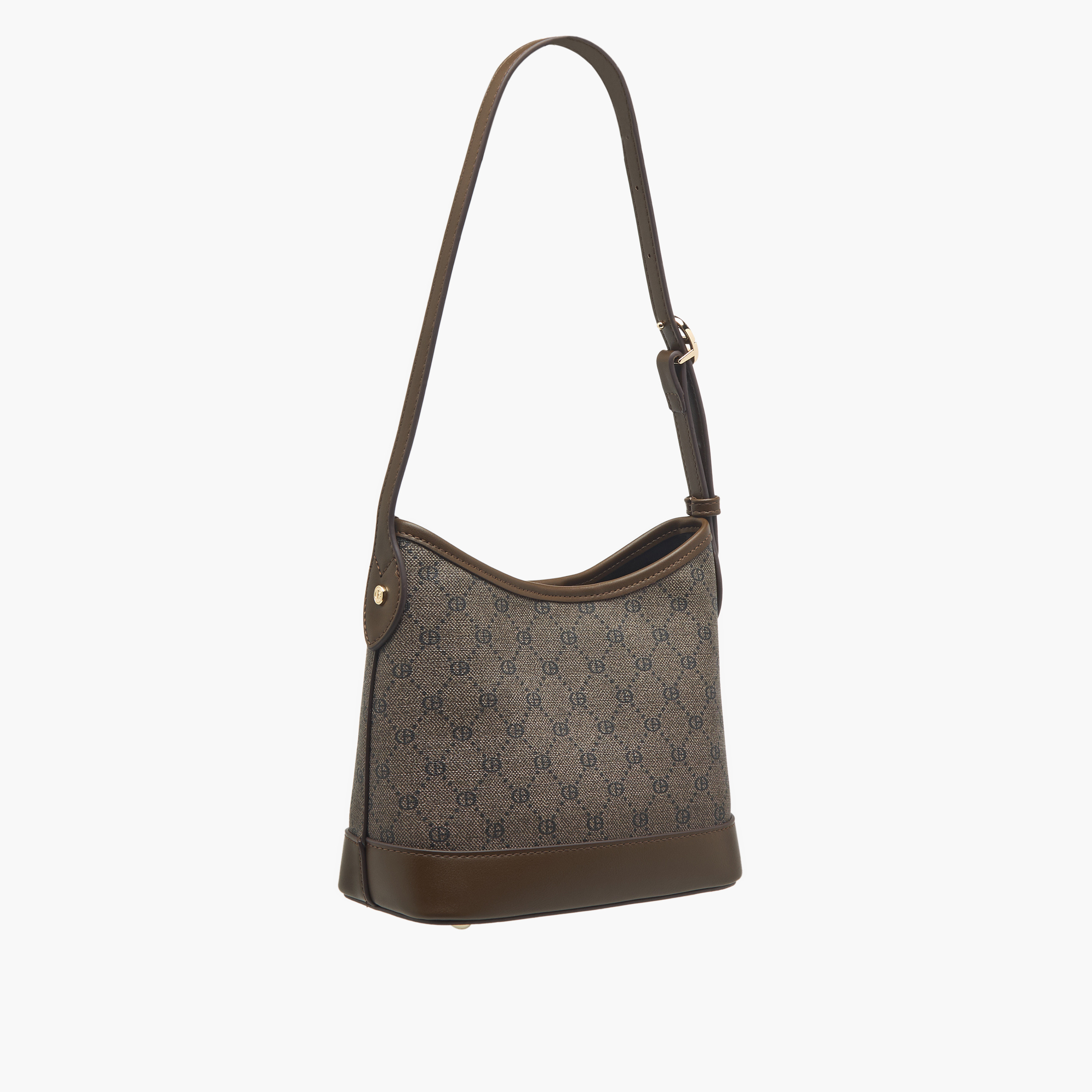 Chrisbella Monogram Print Hobo Bag with Adjustable Strap and Wallet-women-bagsandwallets-handbags-image-4