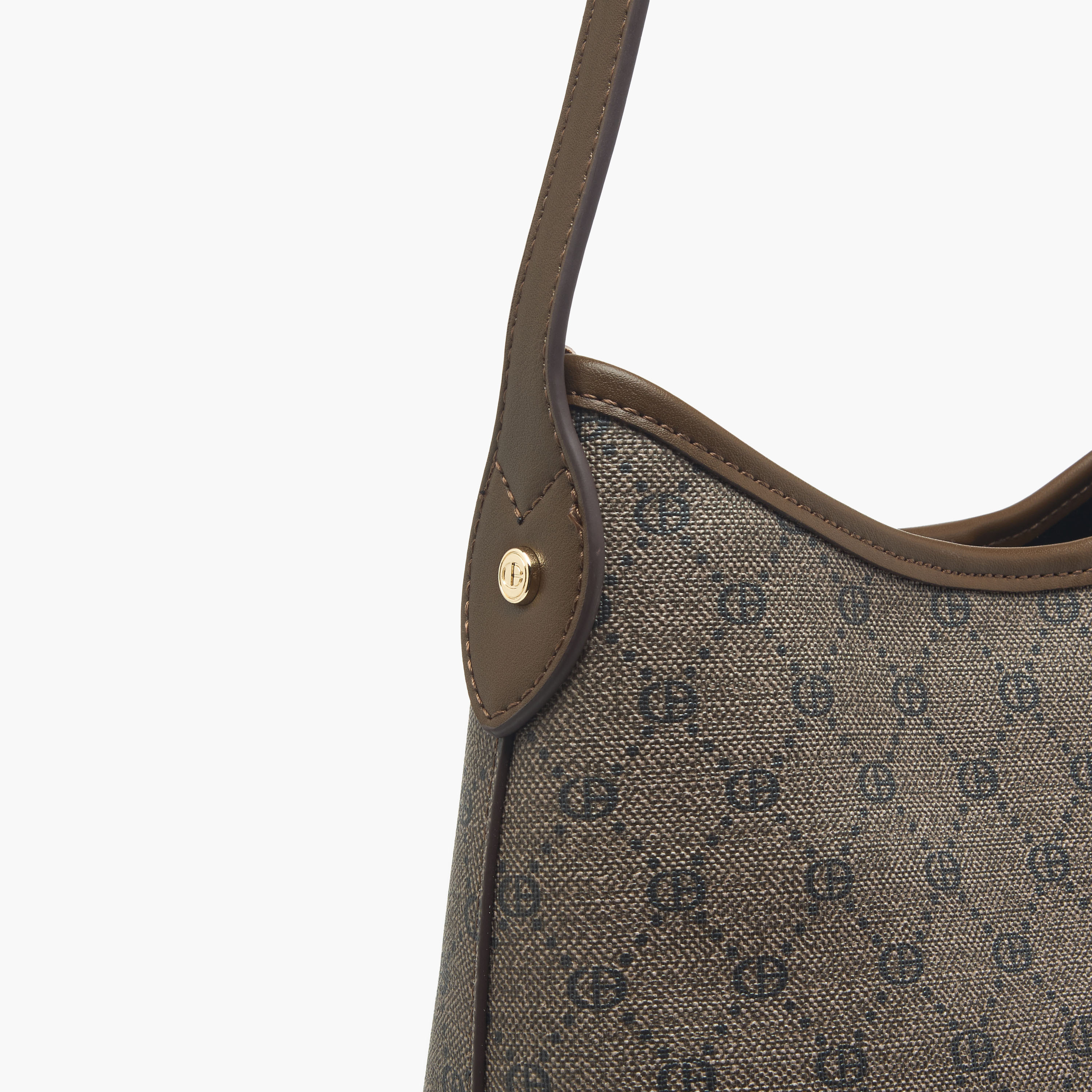 Chrisbella Monogram Print Hobo Bag with Adjustable Strap and Wallet-women-bagsandwallets-handbags-image-8