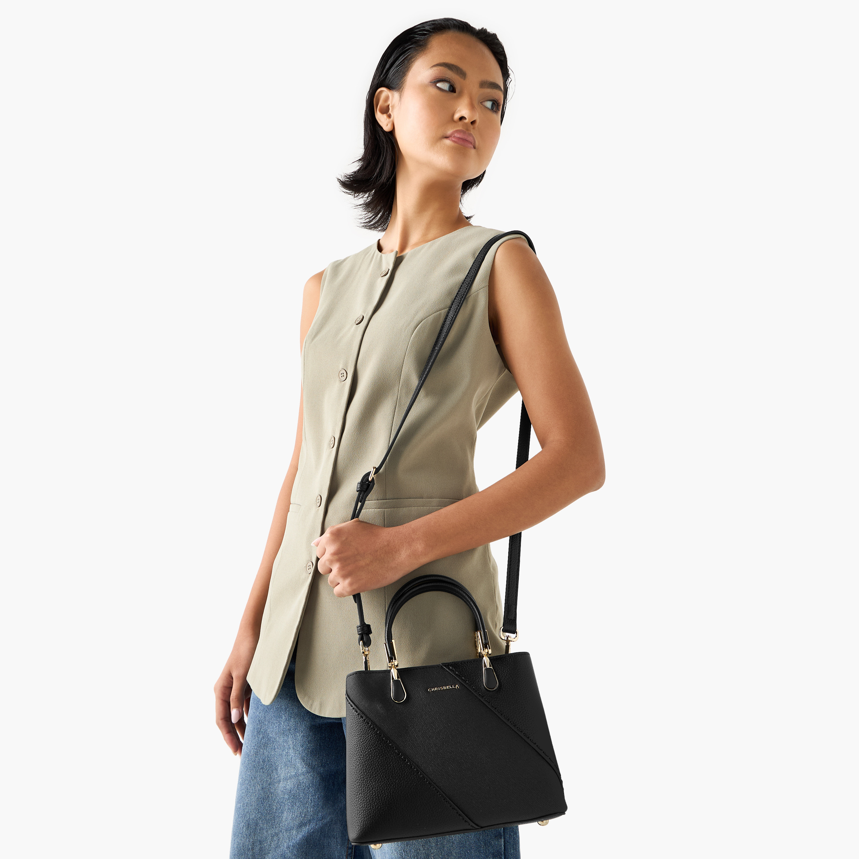 شنطة توتي بارزة الملمس بحزام قابل للفصل مع محفظة من كريسبيلا-women-bagsandwallets-handbags-image-2